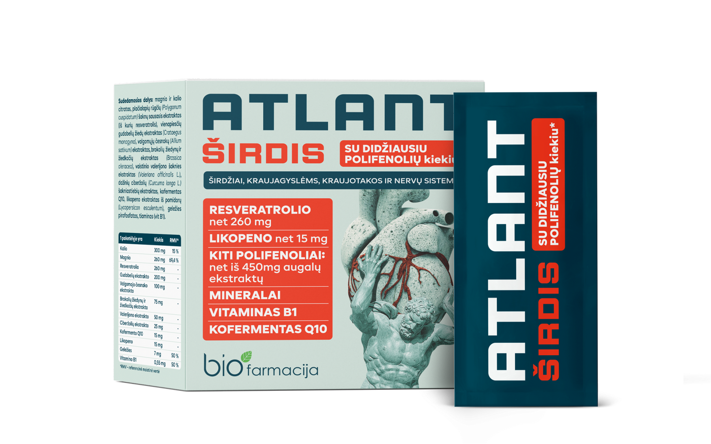 ATLANT ŠIRDIS (28 pakeliai)