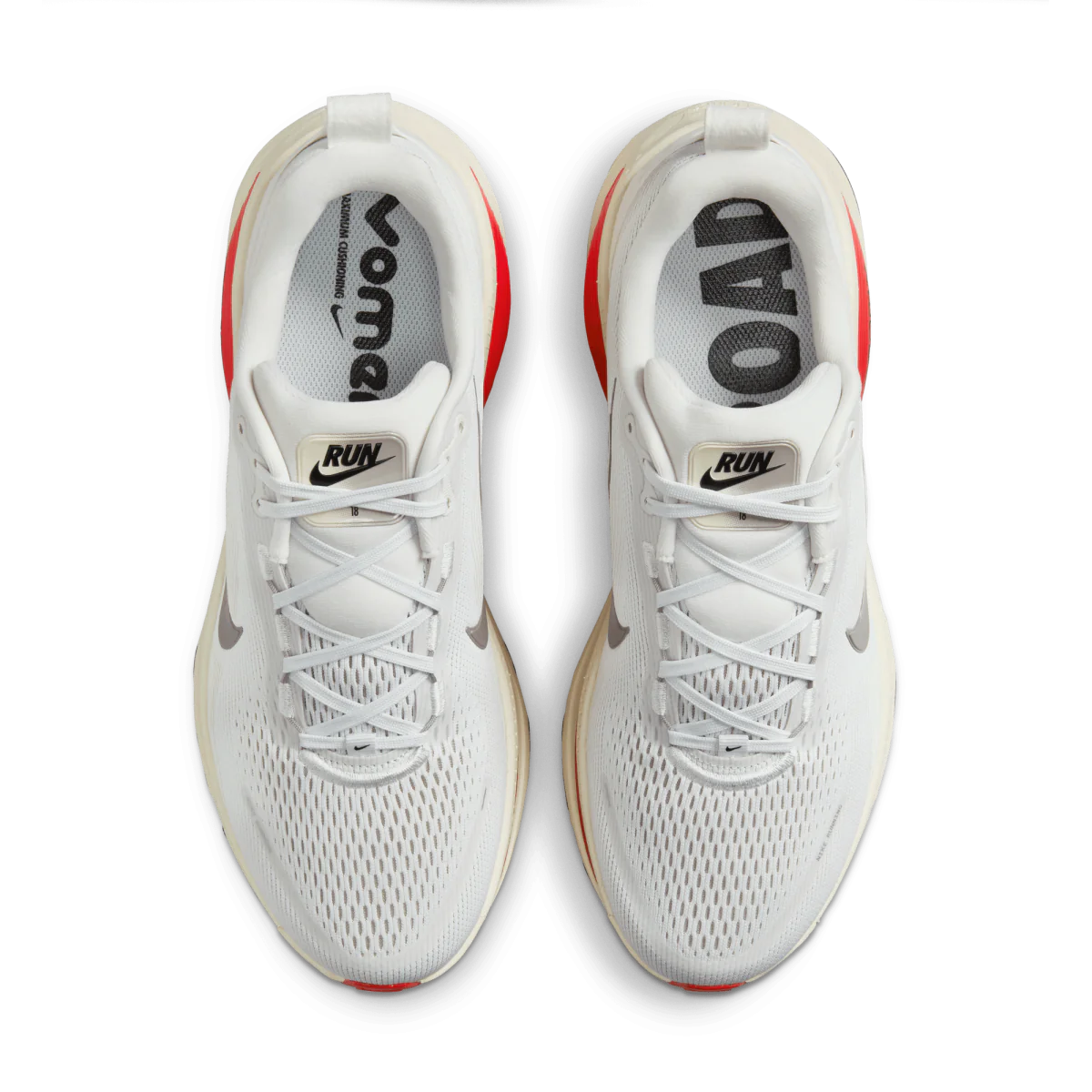 Nike Air Zoom Vomero 18 bėgimo bateliai baltai raudona Men's