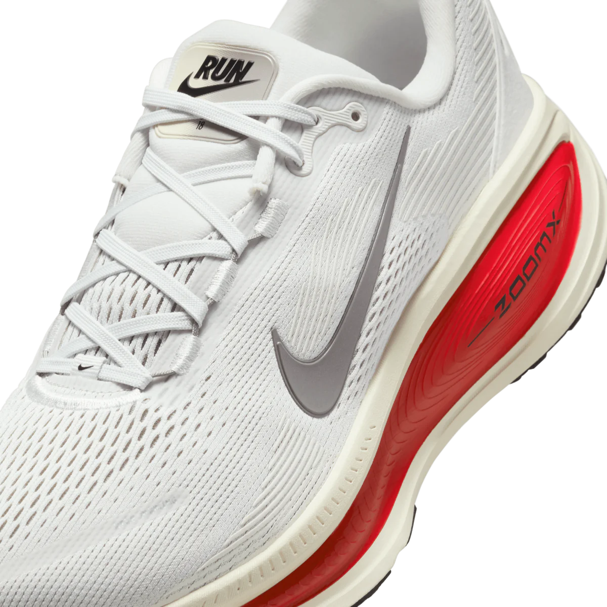 Nike Air Zoom Vomero 18 bėgimo bateliai baltai raudona Men's