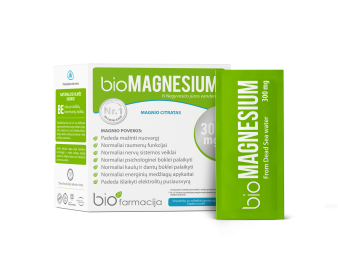 BioMagnesium 300mg (30 pakeliai)