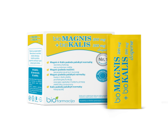 BioMagnis 300mg + BioKalis 300mg disperse (30 pakeliai)