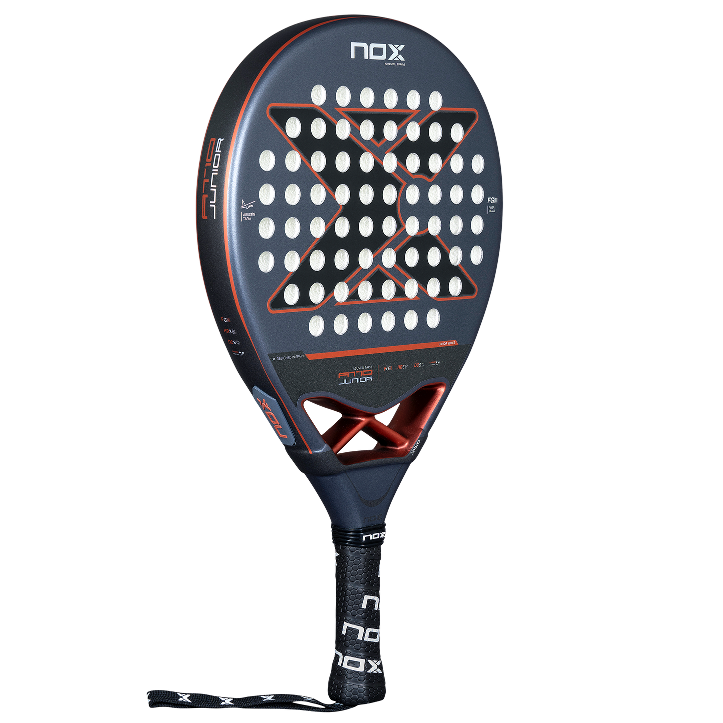 Padelio raketė AT10 GENIUS JR BY AGUSTIN TAPIA (lengva 300G-325G)