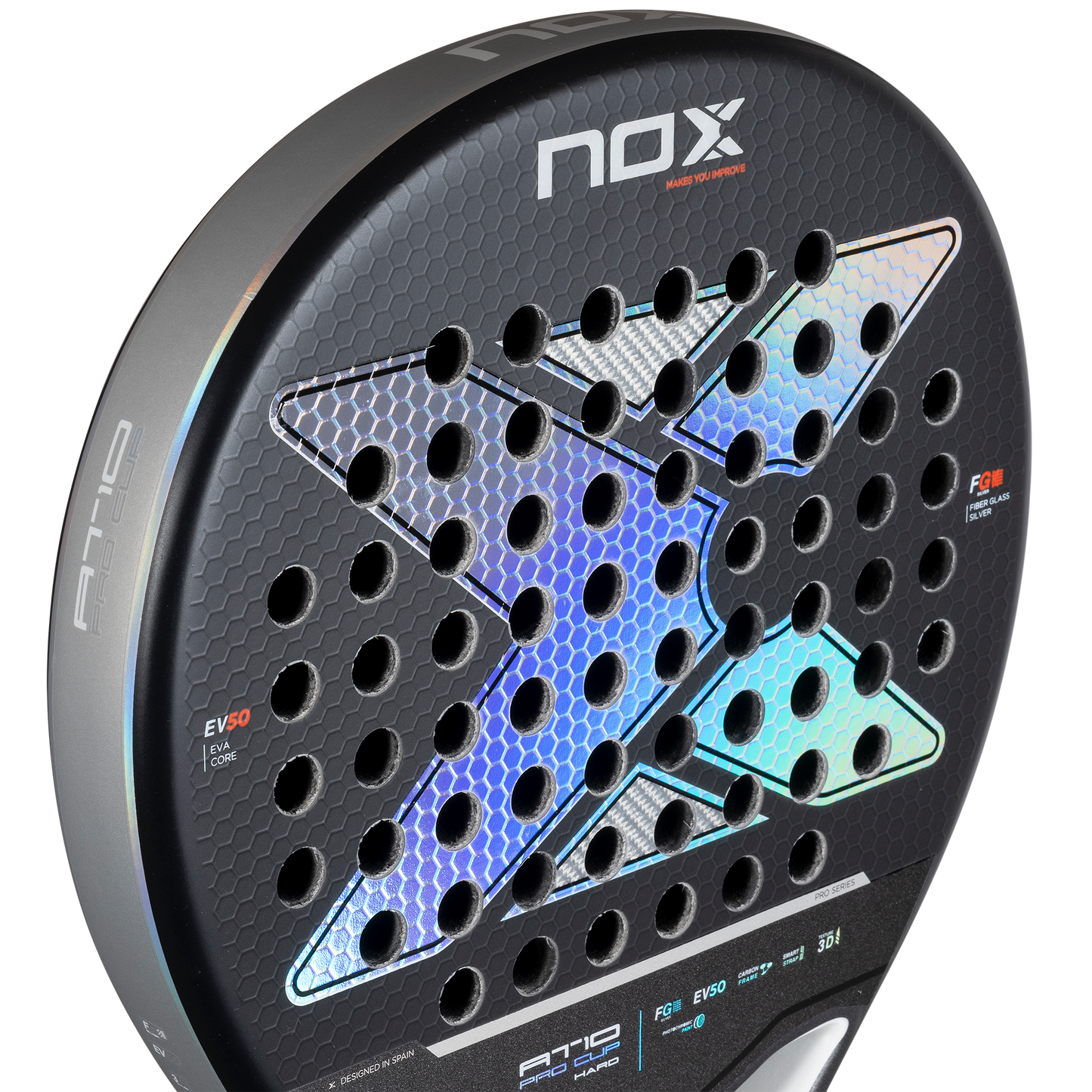 Padelio raketė NOX 2025 AT10 Pro Cup HARD by Agustin Tapia
