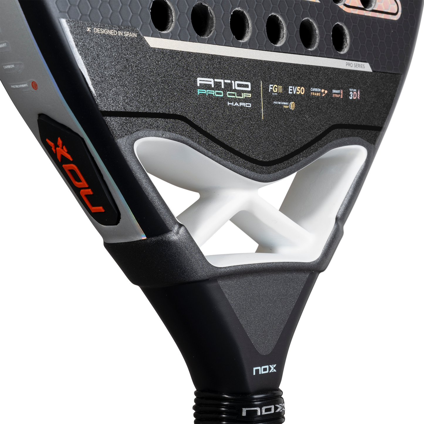 Padelio raketė NOX 2025 AT10 Pro Cup HARD by Agustin Tapia
