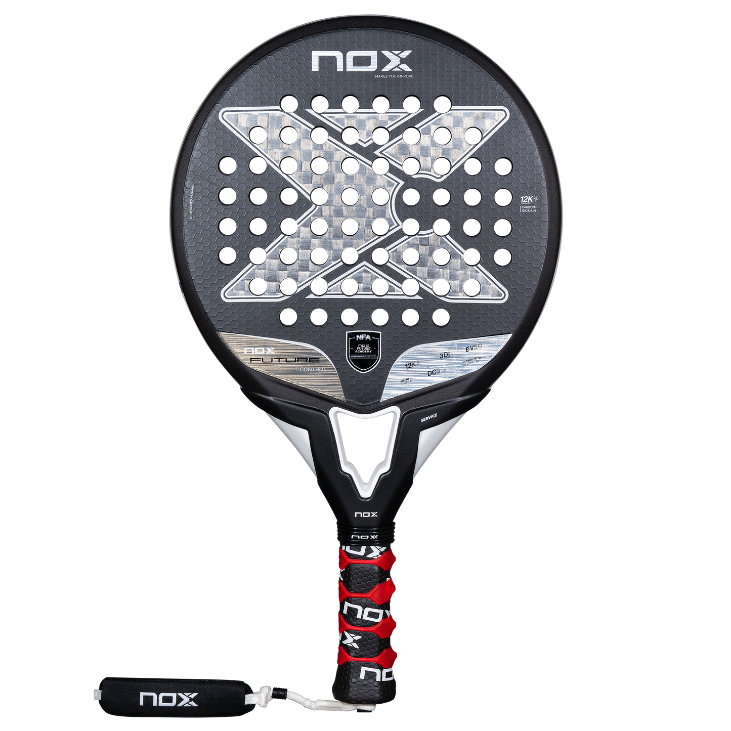 Padelio raketė NOX 2025 Future CONTROL 12K ALUM
