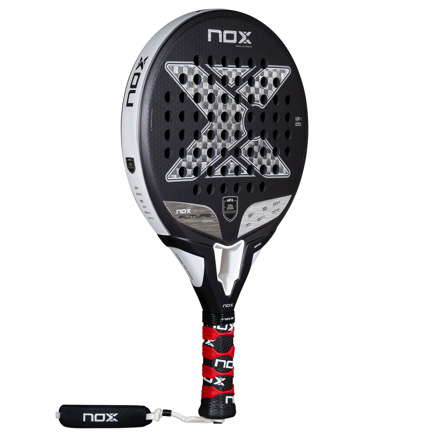 Padelio raketė NOX 2025 Future CONTROL 12K ALUM