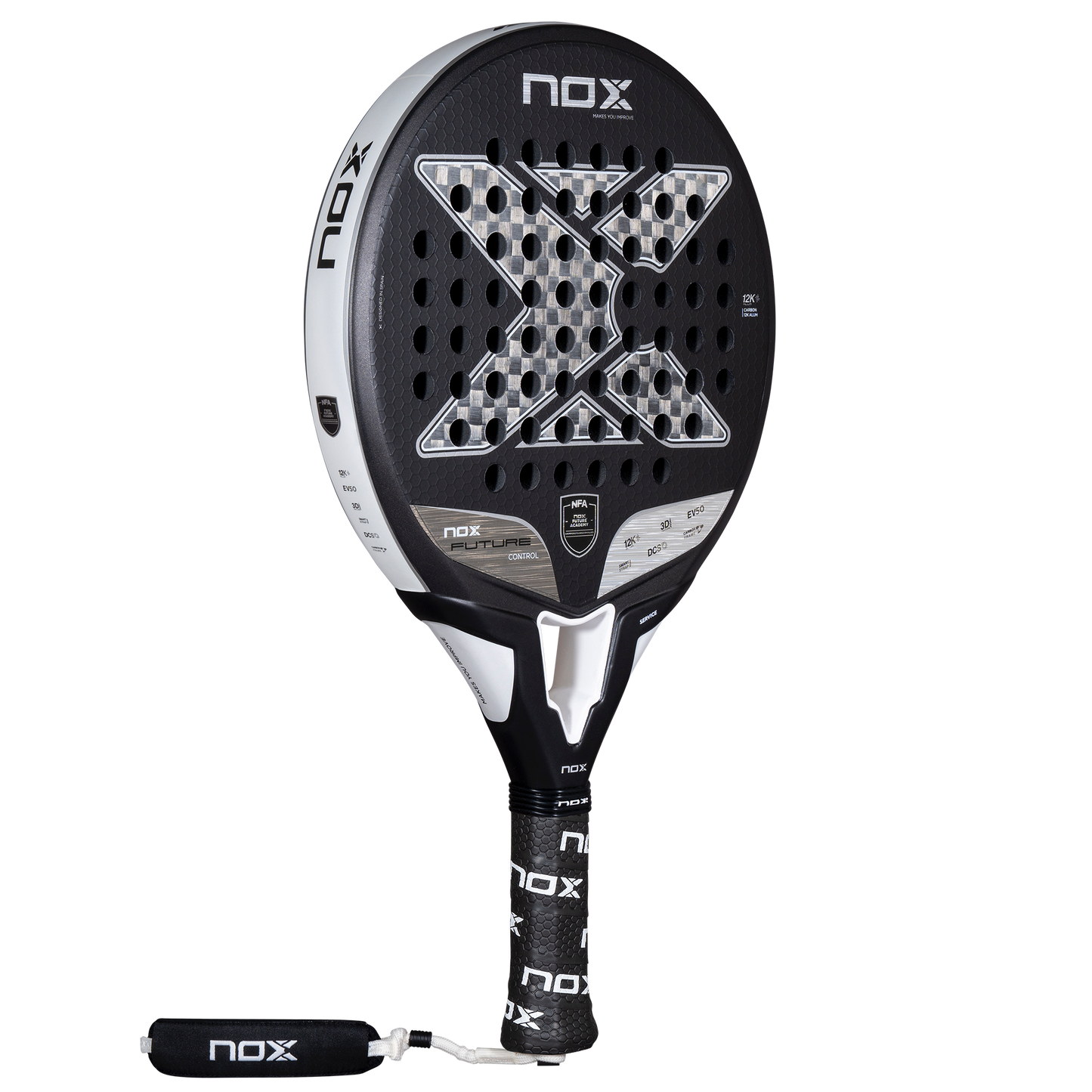 Padelio raketė NOX 2025 Future CONTROL 12K ALUM
