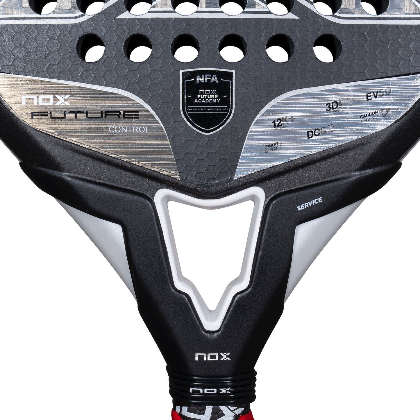 Padelio raketė NOX 2025 Future CONTROL 12K ALUM