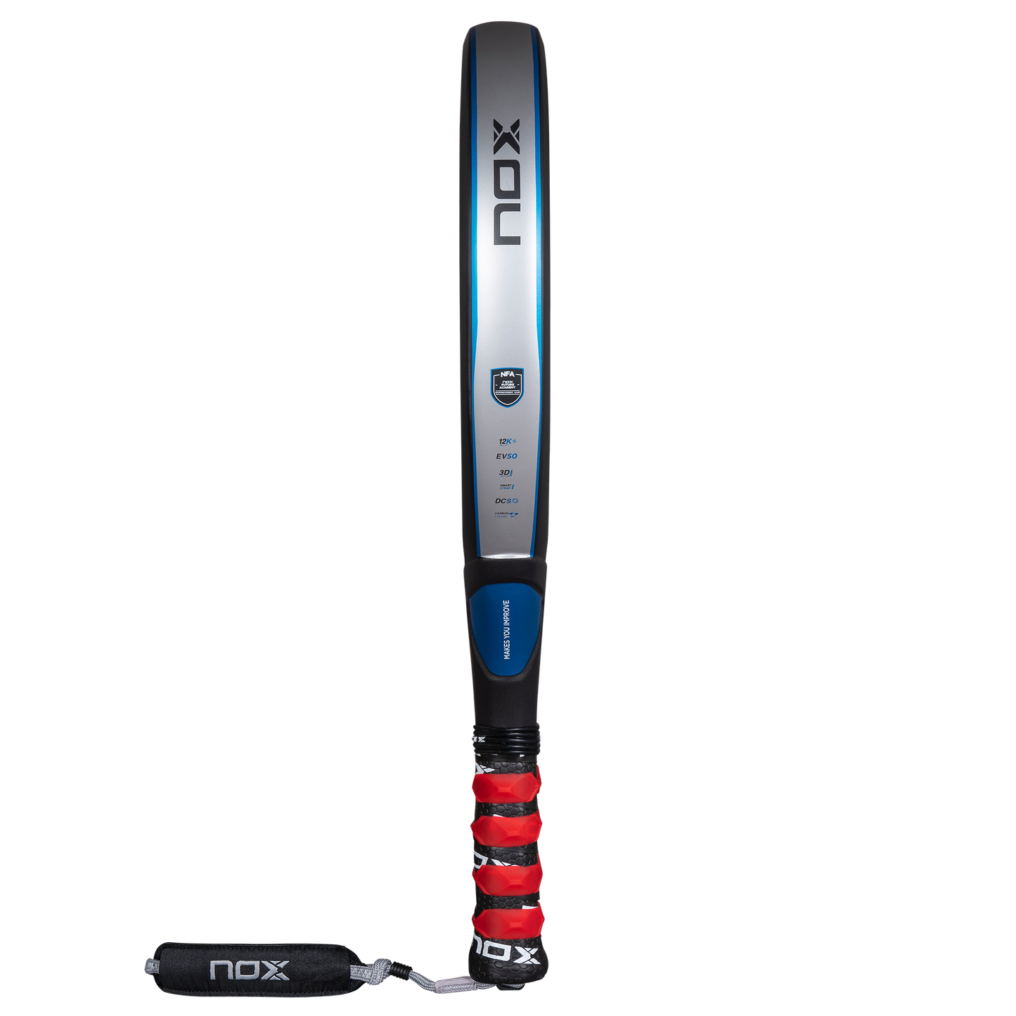Padelio raketė NOX 2025 Future HYBRID 12K ALUM