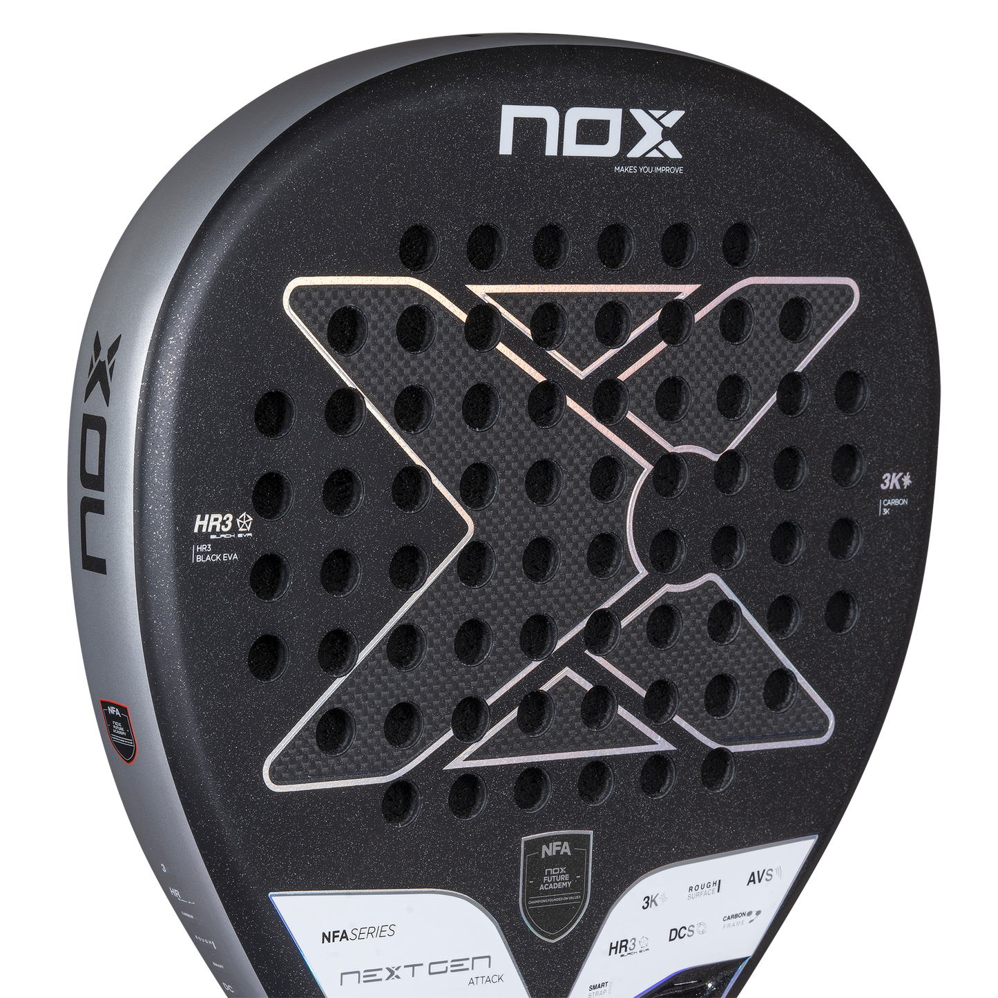 Padelio raketė NOX 2025 NextGen PRO ATTACK 3K