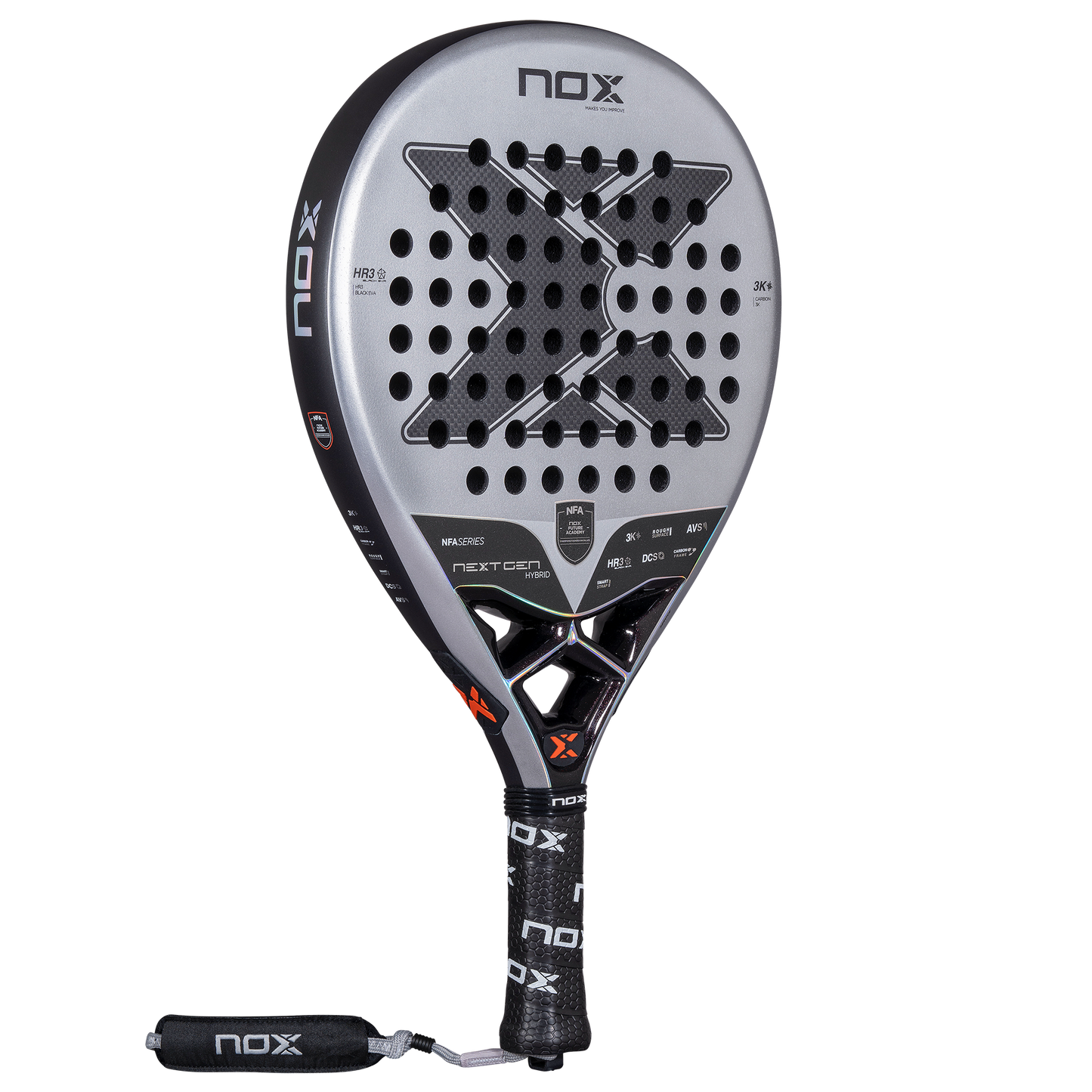 Padelio raketė NOX 2025 NextGen PRO HYBRID 3K