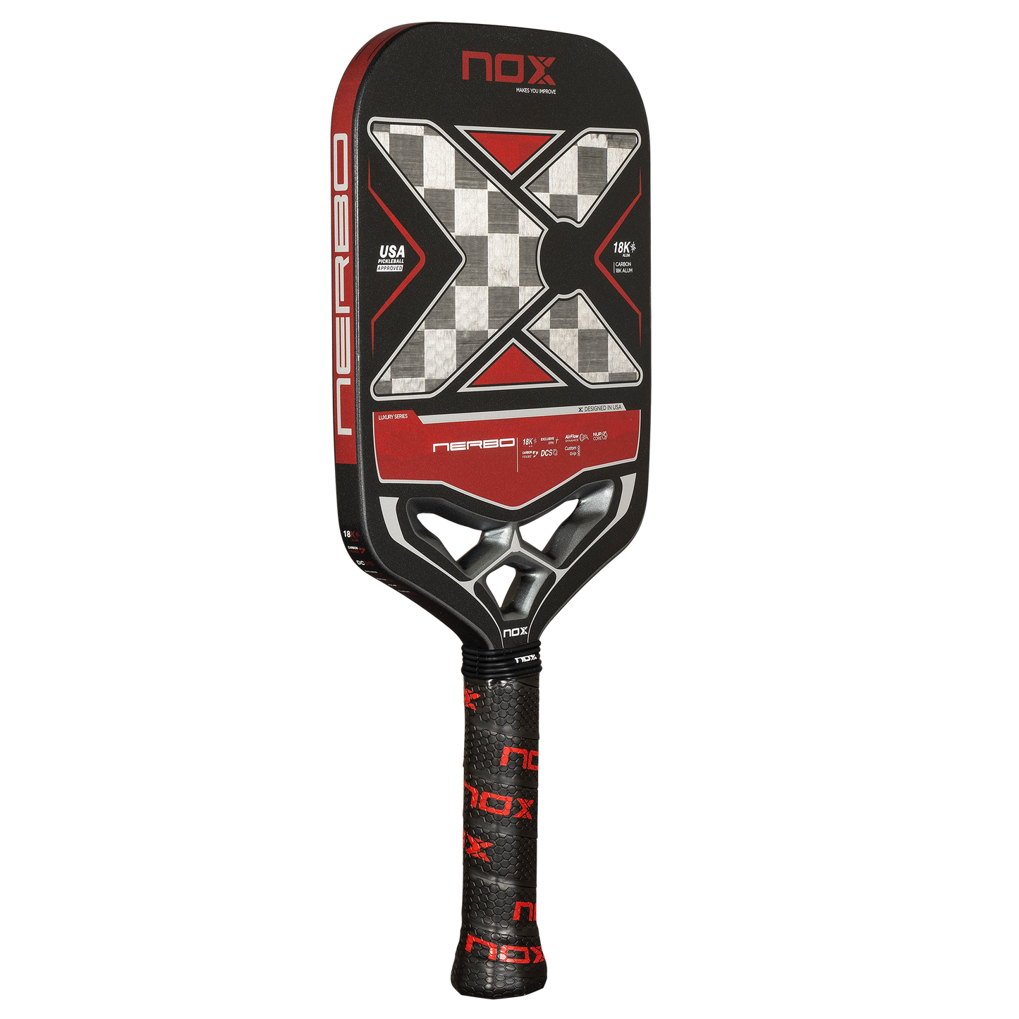 NOX LUXURY NERBO 18K ALUM-CARBON PickleBall raketė