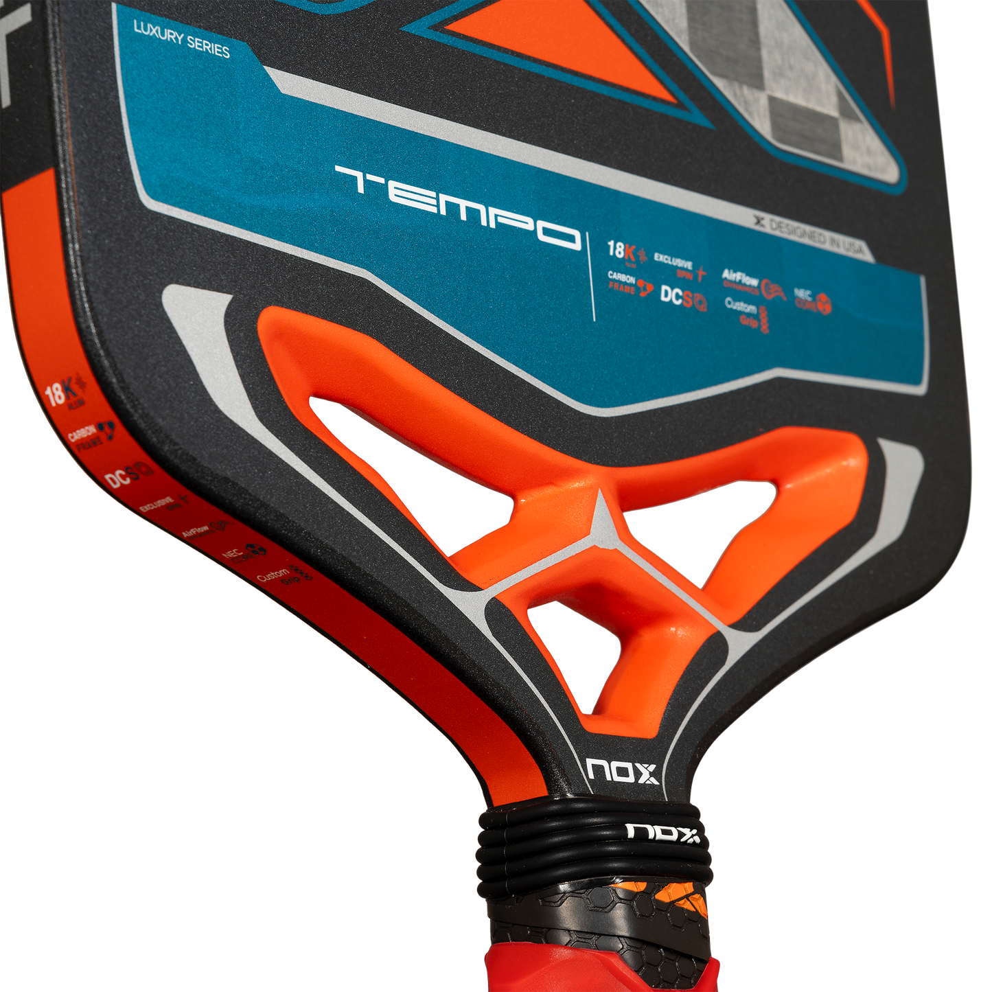 NOX LUXURY TEMPO 18K ALUM-CARBON PickleBall racket