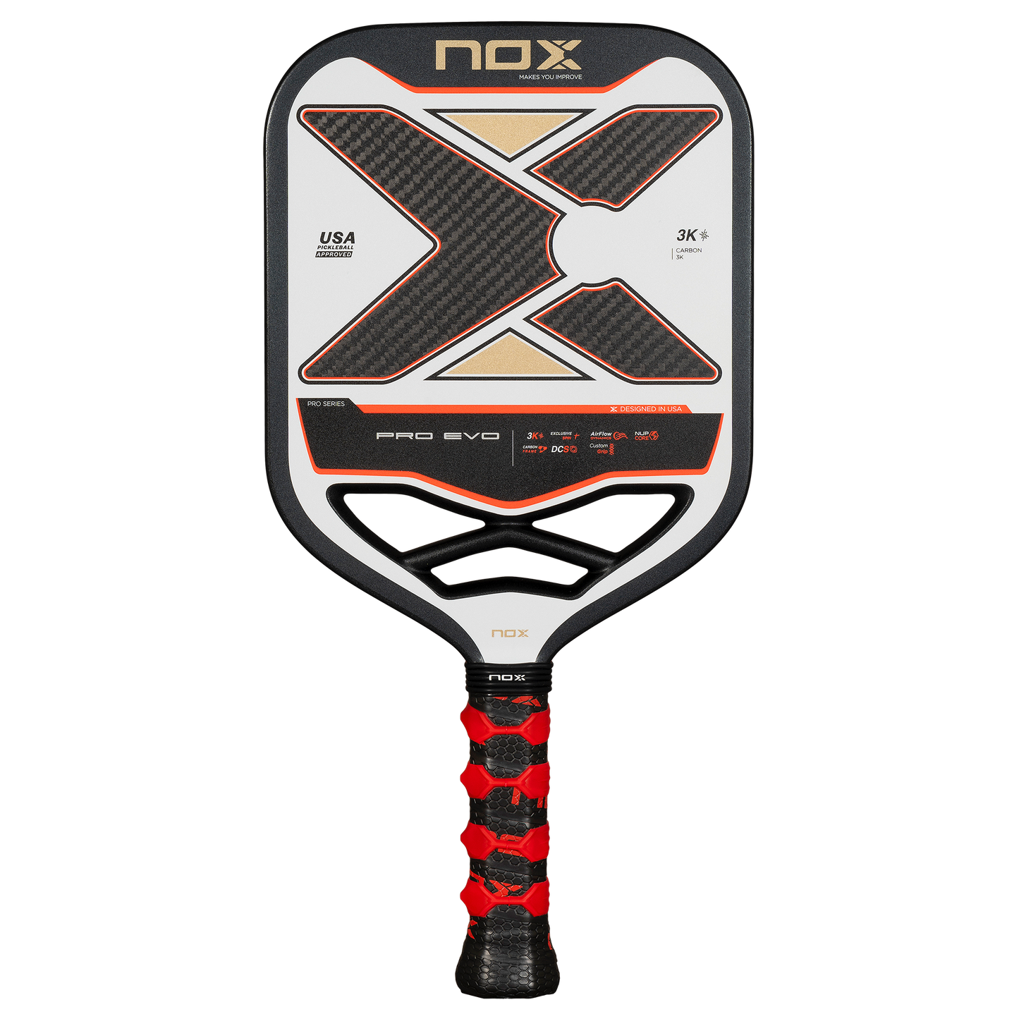 PickleBall raketė NOX PRO EVO 3K CARBON