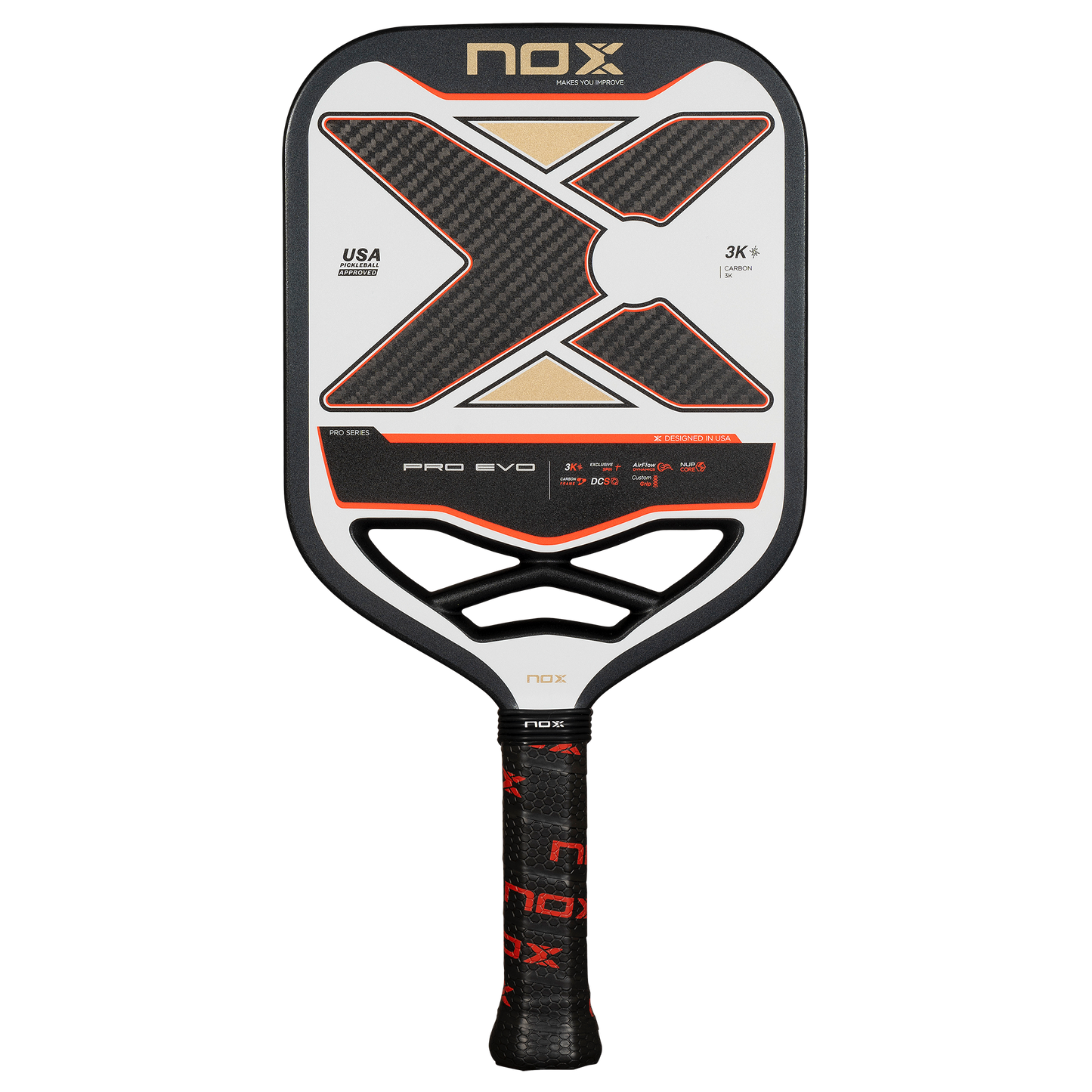 PickleBall raketė NOX PRO EVO 3K CARBON
