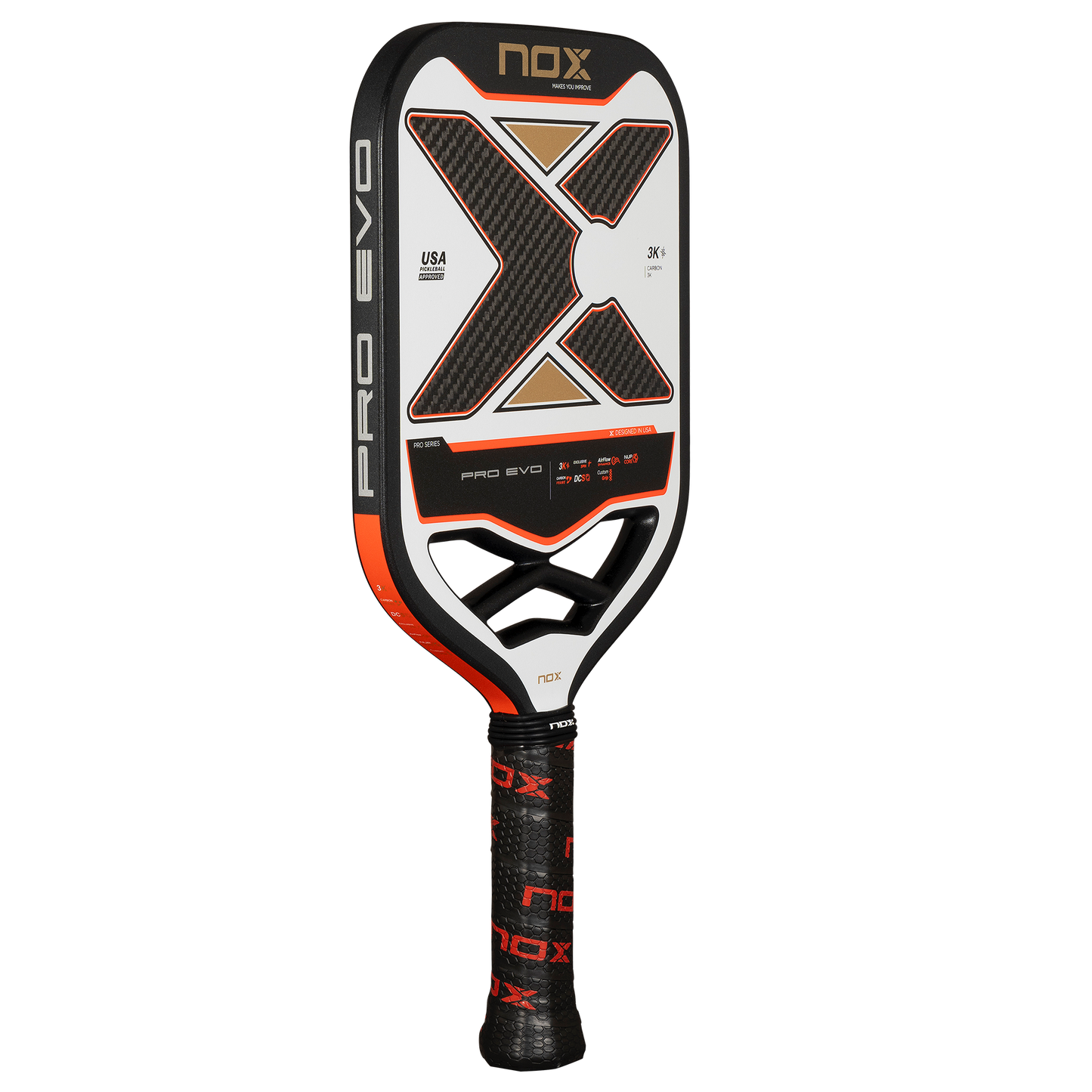 PickleBall raketė NOX PRO EVO 3K CARBON