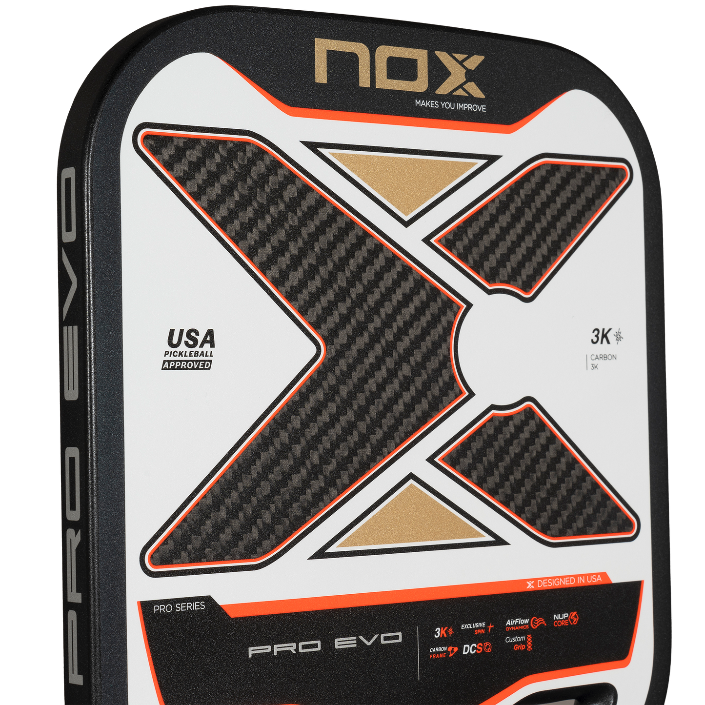 PickleBall raketė NOX PRO EVO 3K CARBON