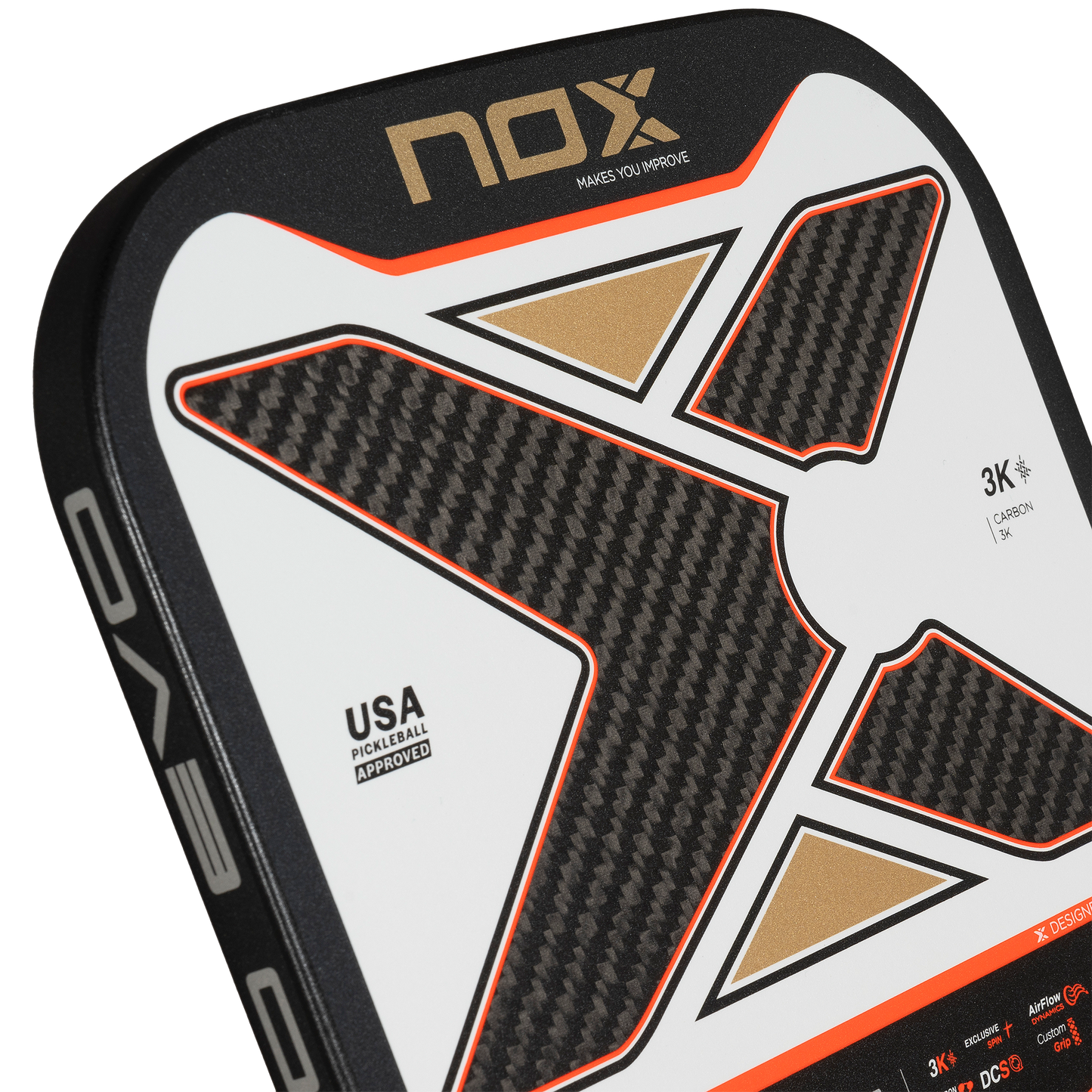 PickleBall raketė NOX PRO EVO 3K CARBON