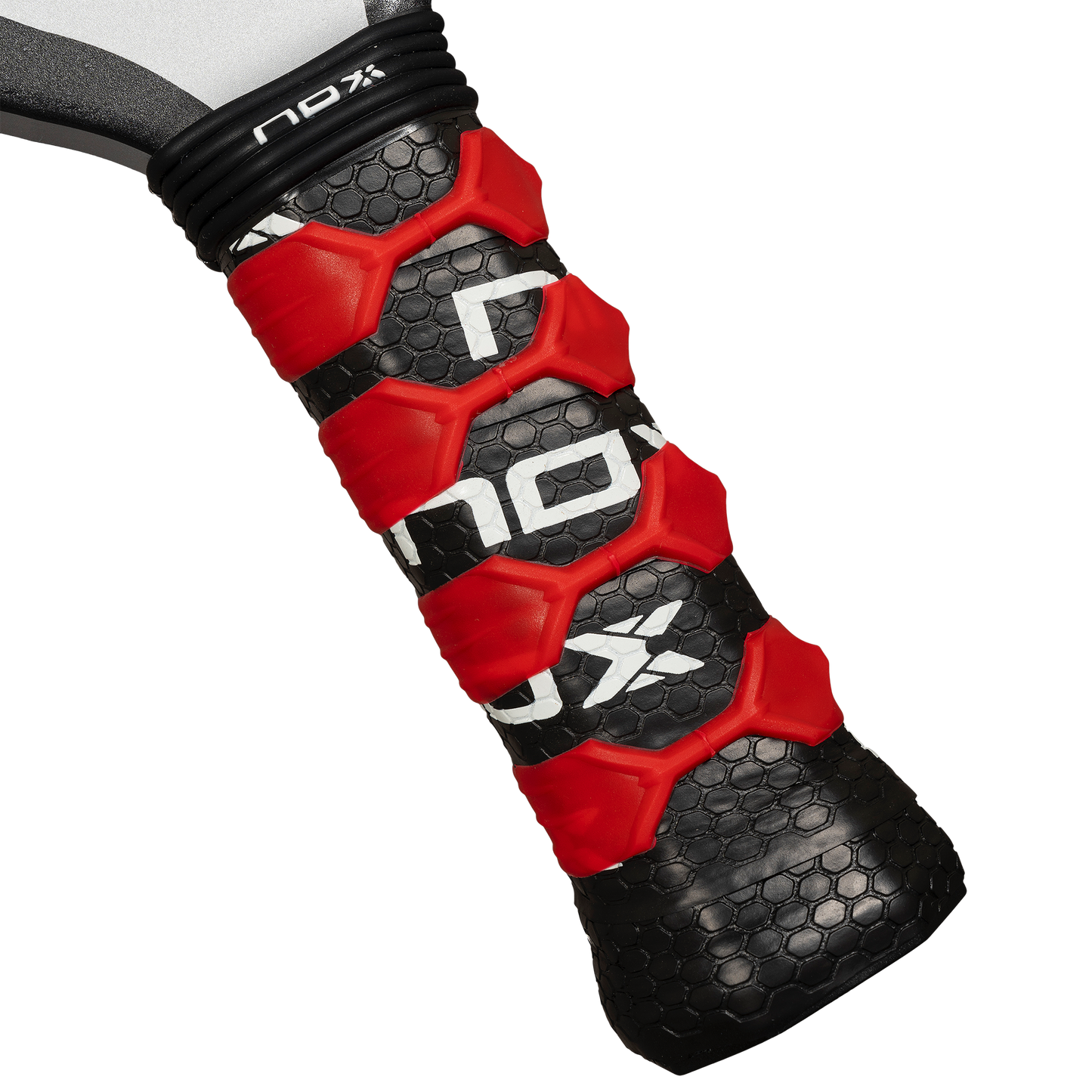 NOX PRO SHIELD 3K Carbon raketės rankena – ergonomiška, su komfortišku sukibimu