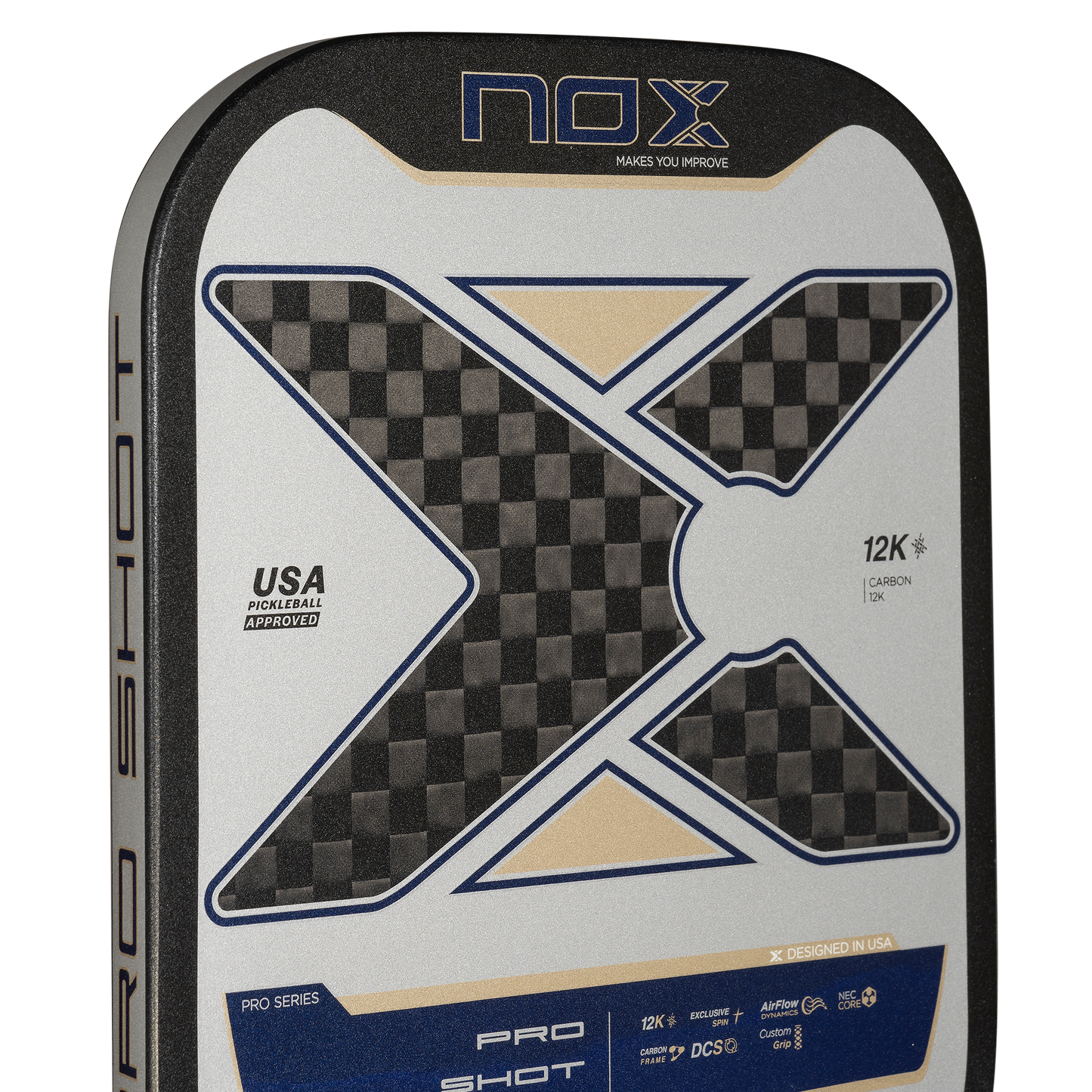 PickleBall racket NOX PRO SHOT RACKET 12K CARBON