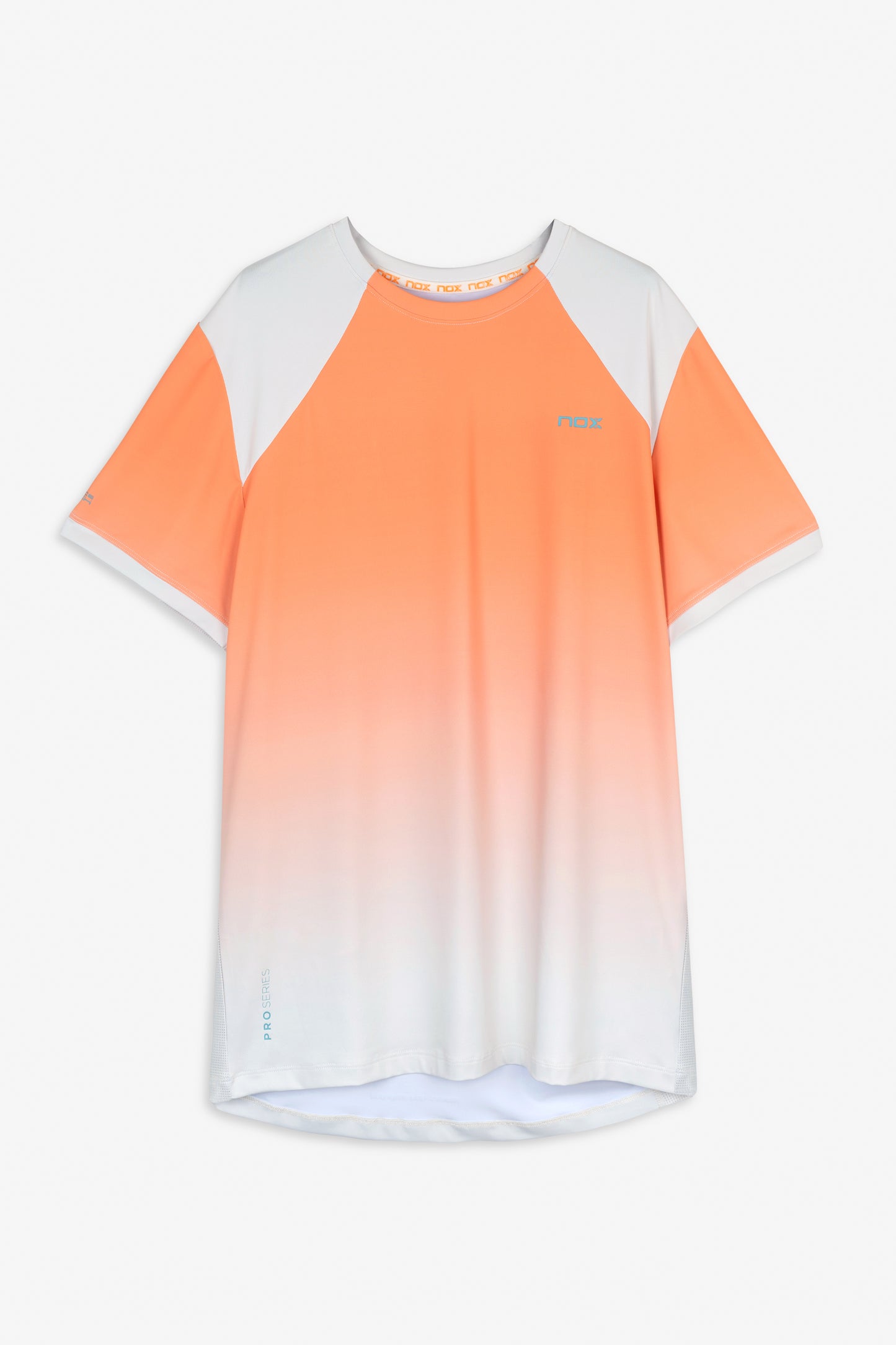 Padelio marškinėliai vyrams NOX PRO T-Shirt Orange Degraded