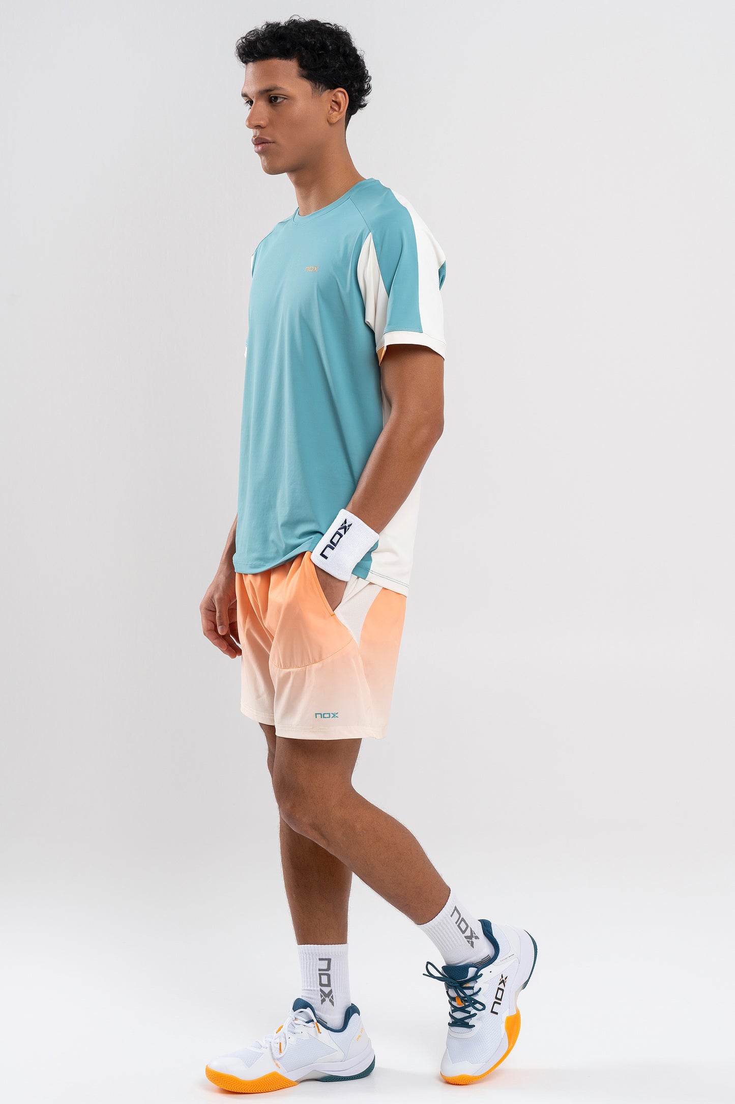 Šortai vyrams NOX PRO Shorts Orange Degraded