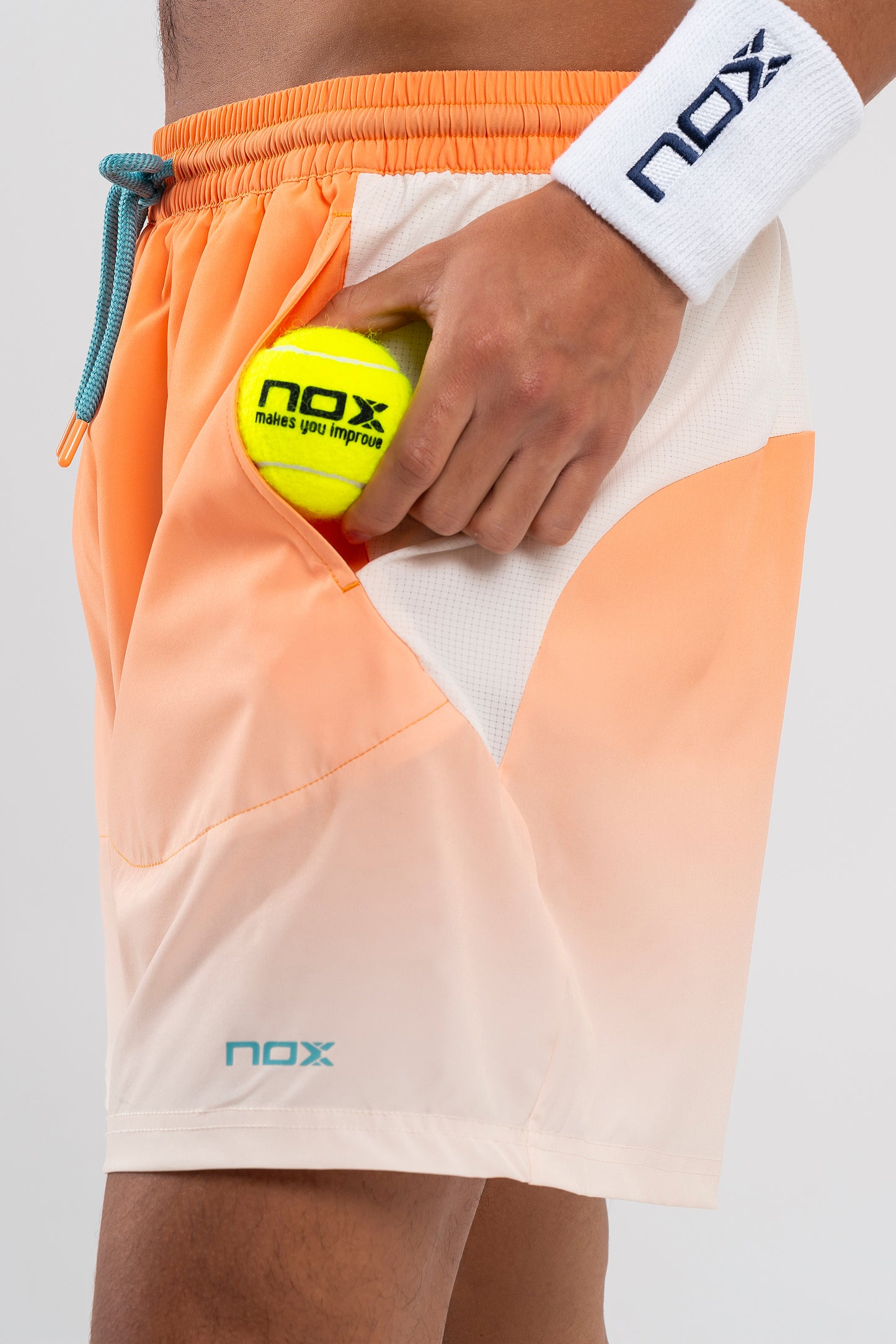 Šortai vyrams NOX PRO Shorts Orange Degraded