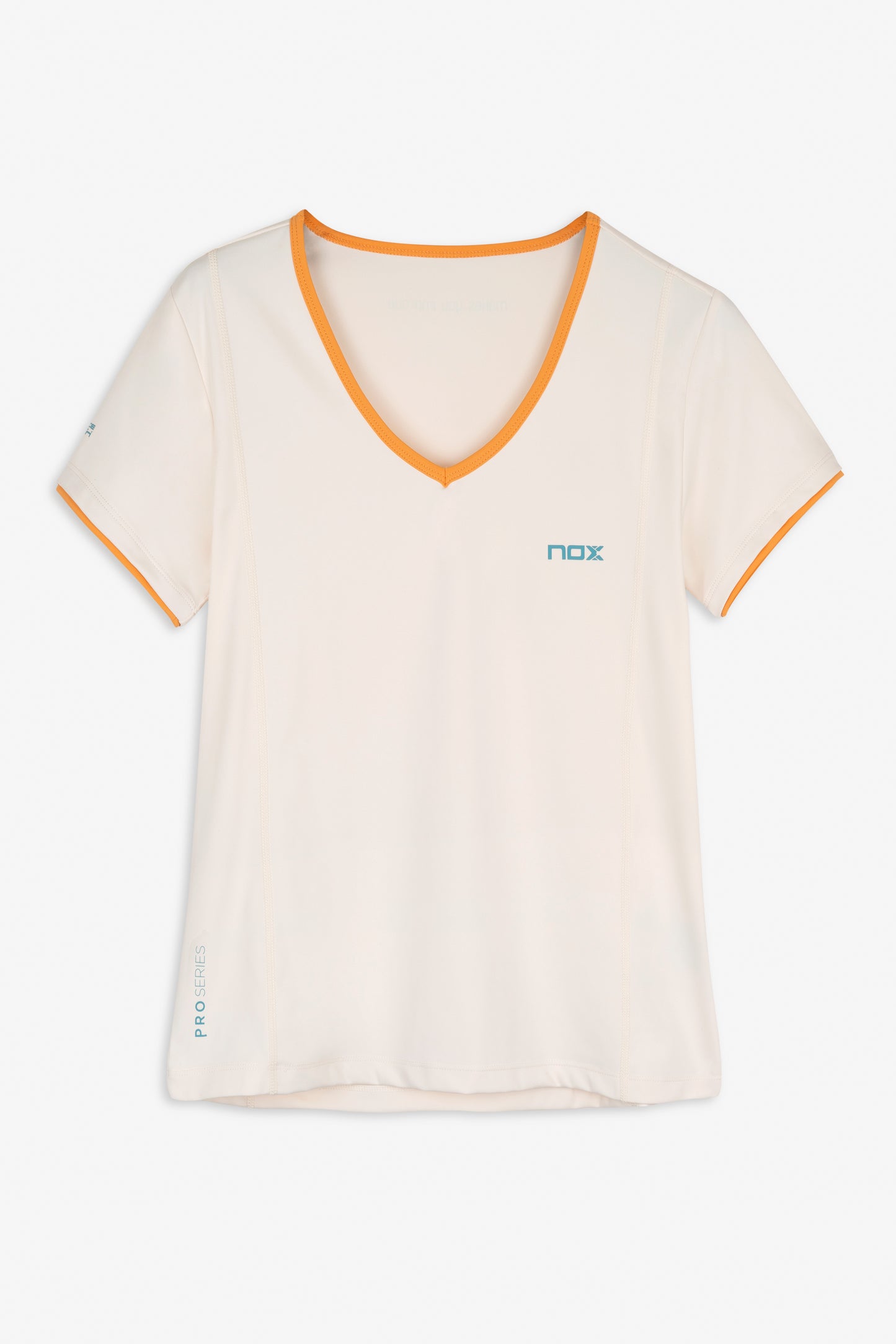 Padelio marškinėliai moterims NOX Pro Tank Top Vanilla Ice