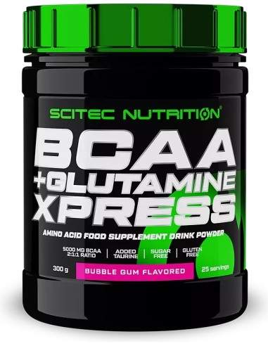 Scitec Nutrition "BCAA + Glutamine Xpress" Aminorūgščių kompleksas su glutaminu 300g