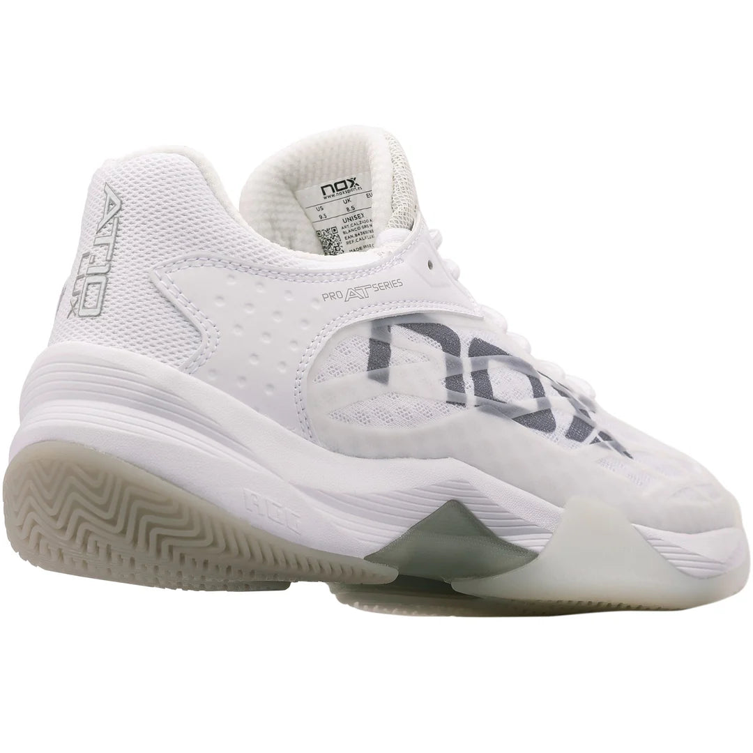 NOX AT10 LUX WHITE / GREY Padelio batai