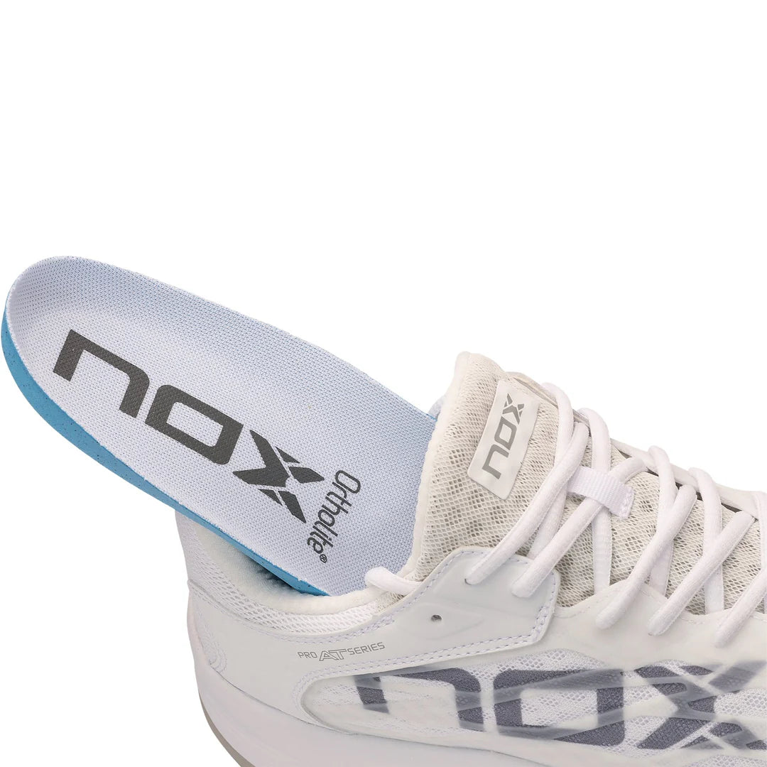 NOX AT10 LUX WHITE / GREY Padelio batai