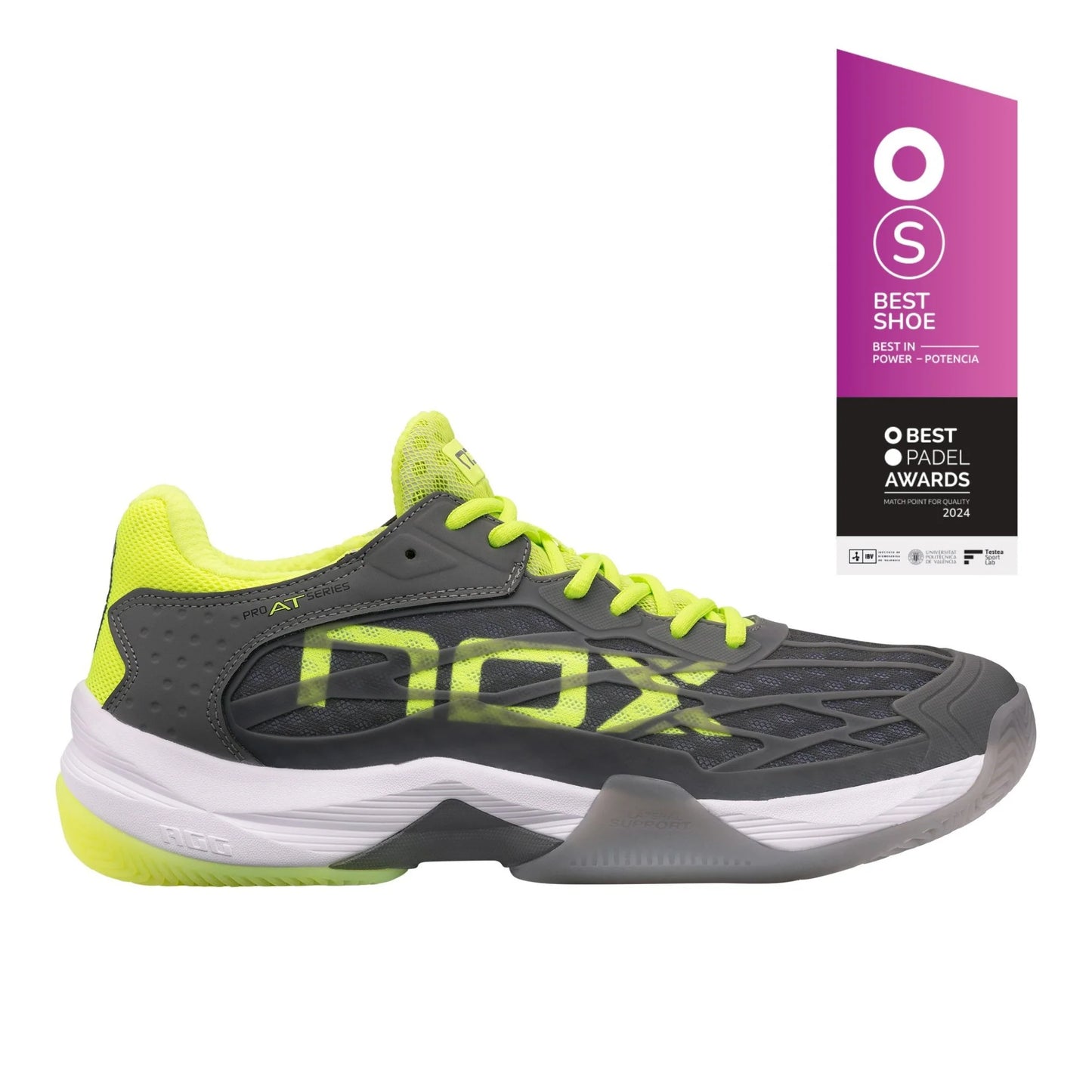 NOX AT10 LUX GREY/FLUORINE YELLOW batai