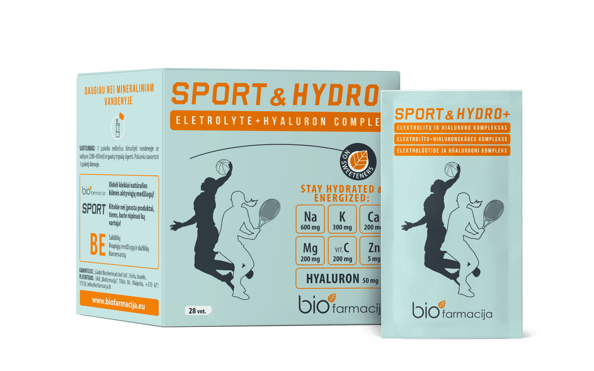 SPORT&HYDRO+ (28 pakeliai)
