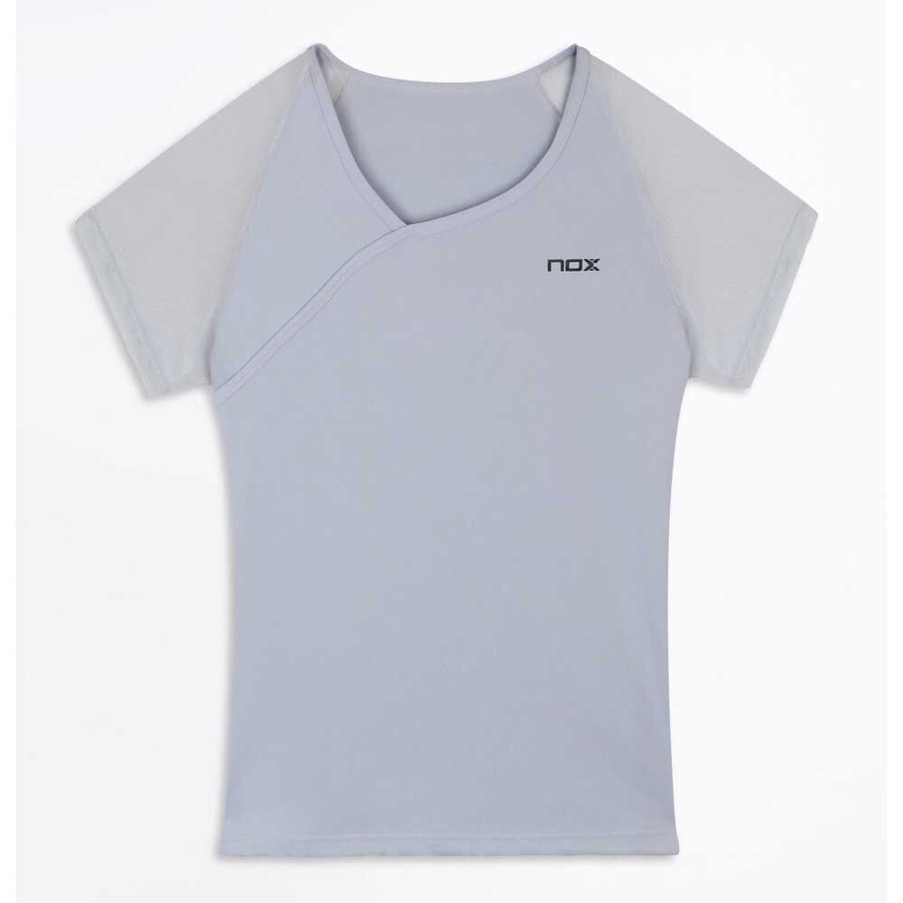 Padel T-shirt for girls NOX PRO TOP Tank Grey Dawn (size XS) 