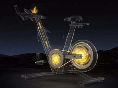 Kingsmith WalkingPad exercise bike PB08S - White