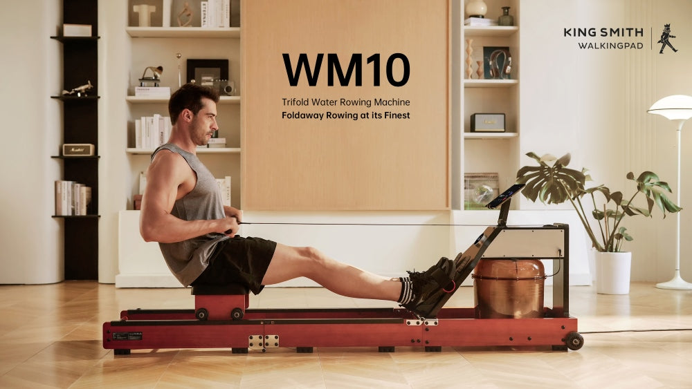 Kingsmith WalkingPad WM10 Folding Rowing Machine - Red Oak