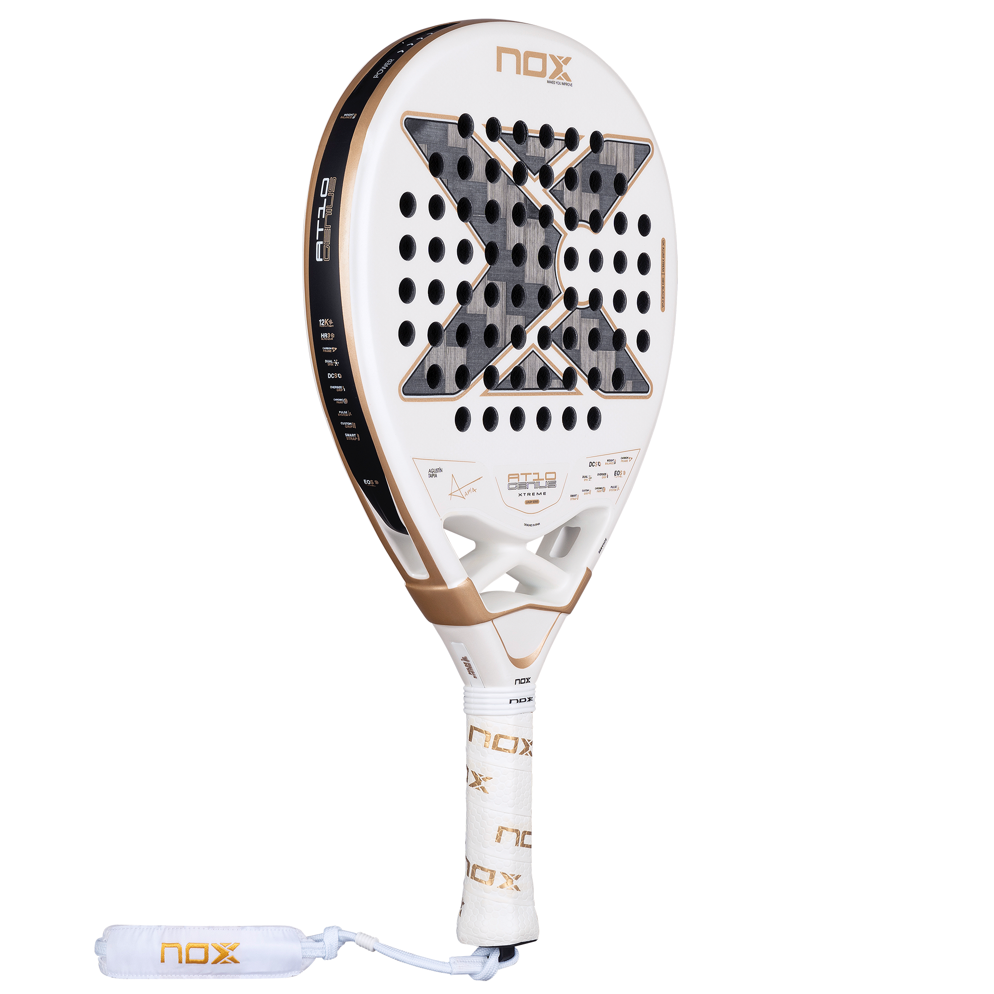 AT10 GENIUS 12K ALUM XTREM padelio raketė Nox