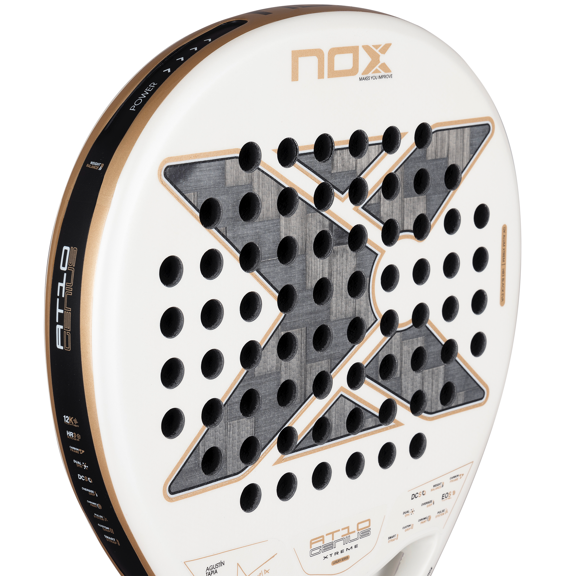 AT10 GENIUS 12K ALUM XTREM padelio raketė Nox