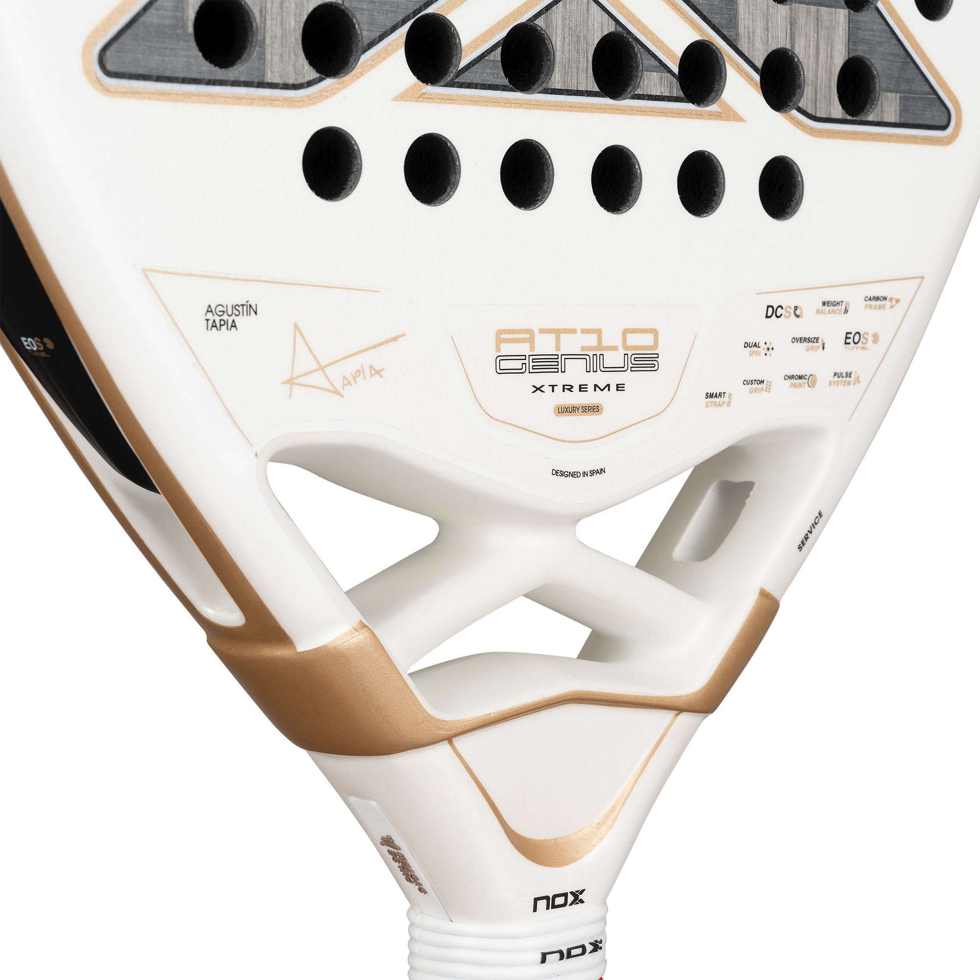 AT10 GENIUS 12K ALUM XTREM padelio raketė Nox