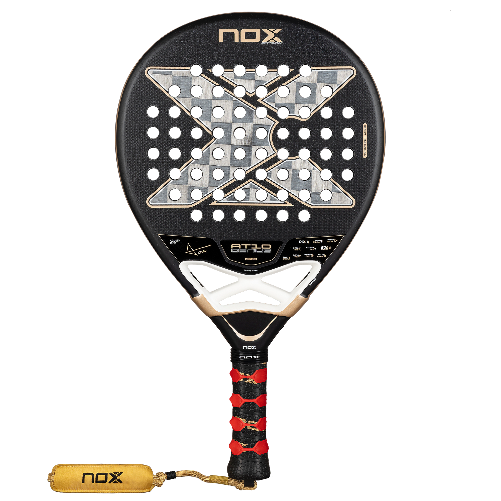 AT10 GENIUS 18K ALUM padelio raketė Nox