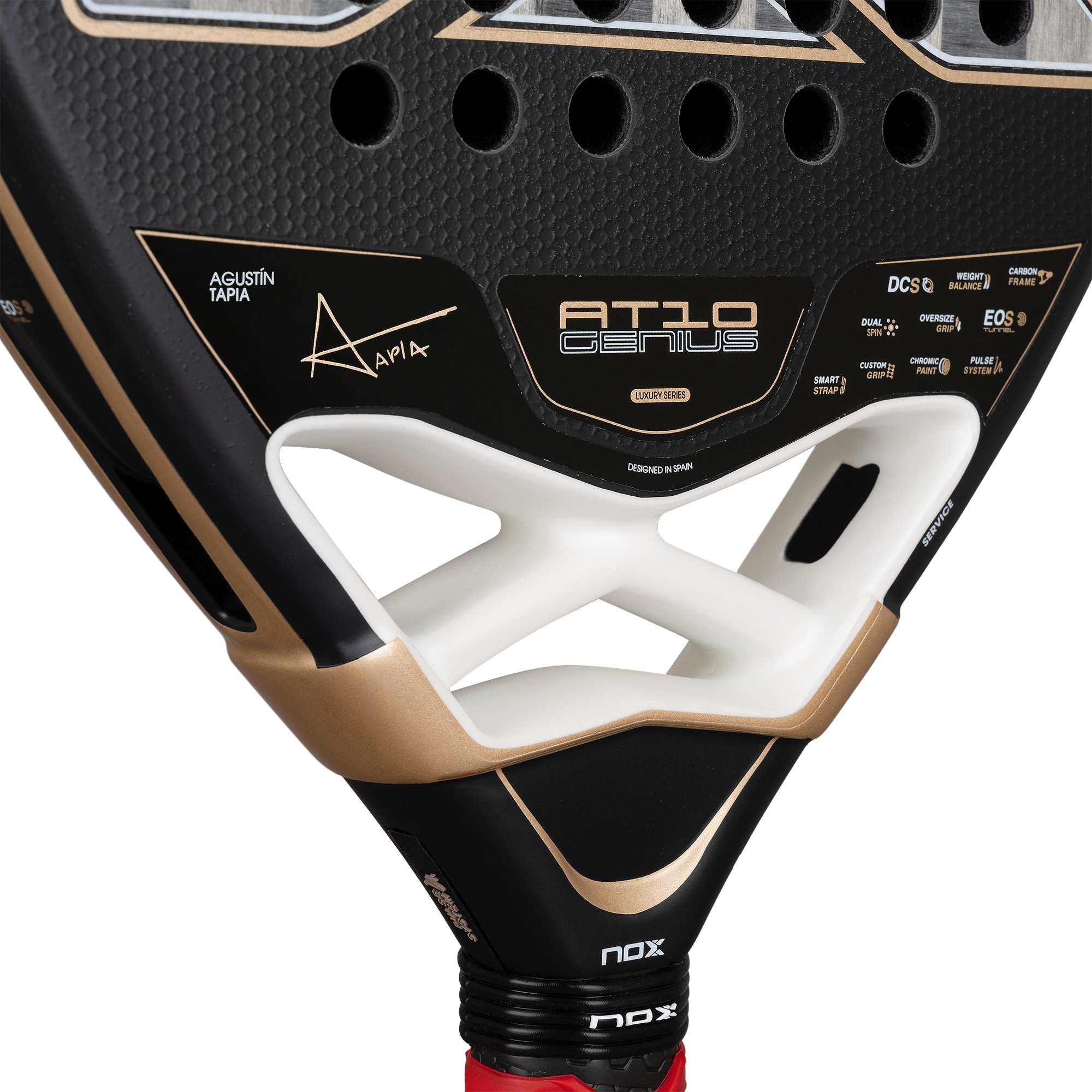 AT10 GENIUS 18K ALUM padelio raketė Nox