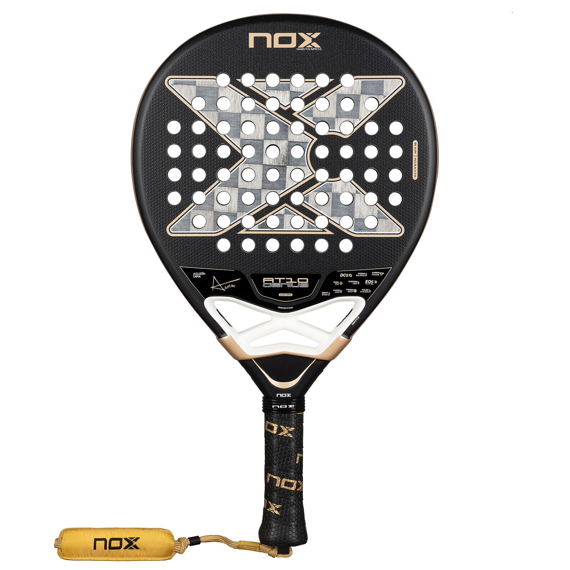 AT10 GENIUS 18K ALUM padelio raketė Nox