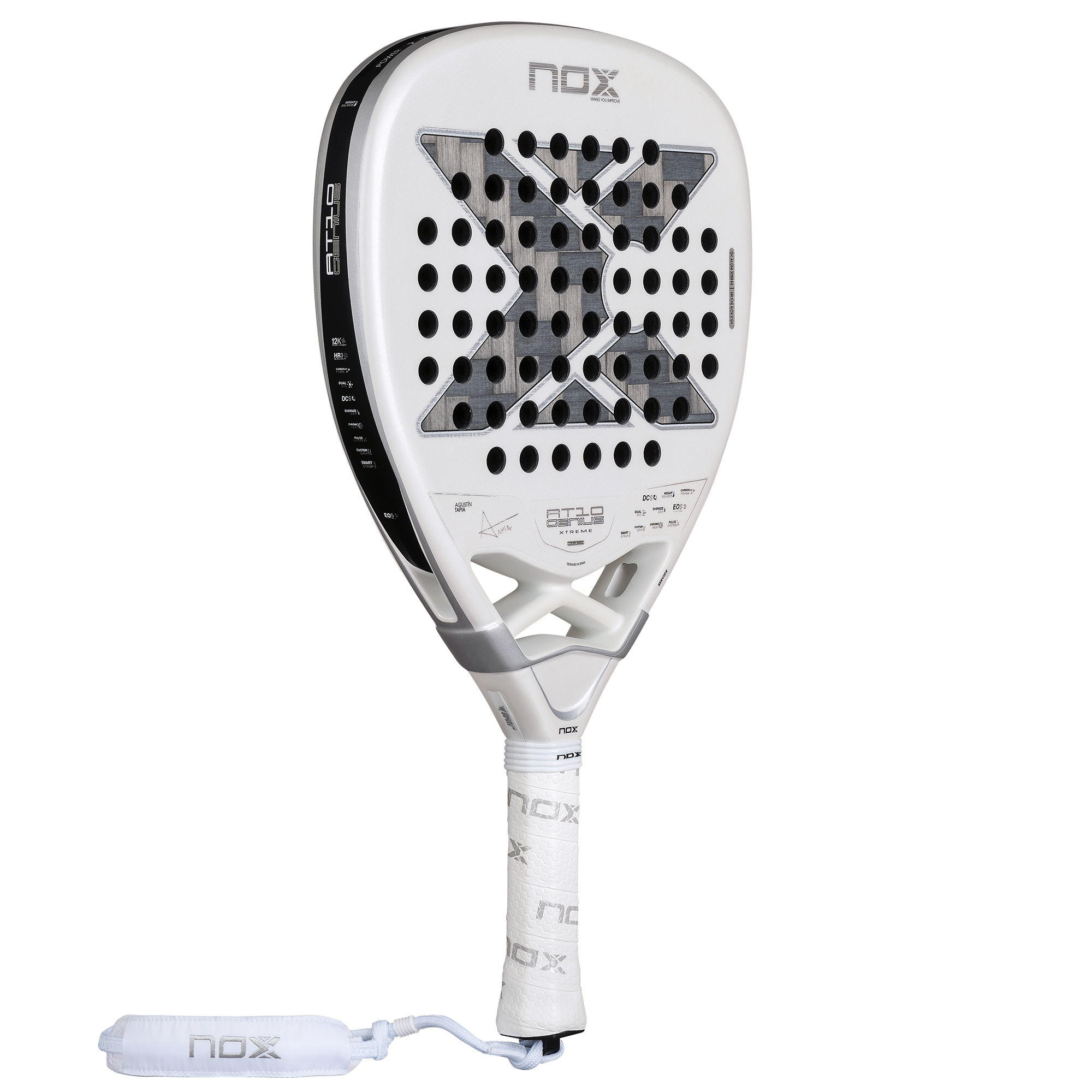 AT10 GENIUS ATTACK 12K ALUM XTREM padelio raketė Nox