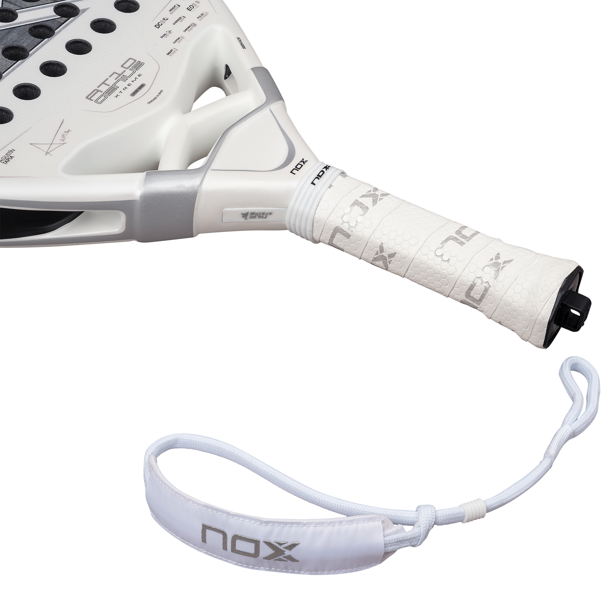 AT10 GENIUS ATTACK 12K ALUM XTREM padelio raketė Nox