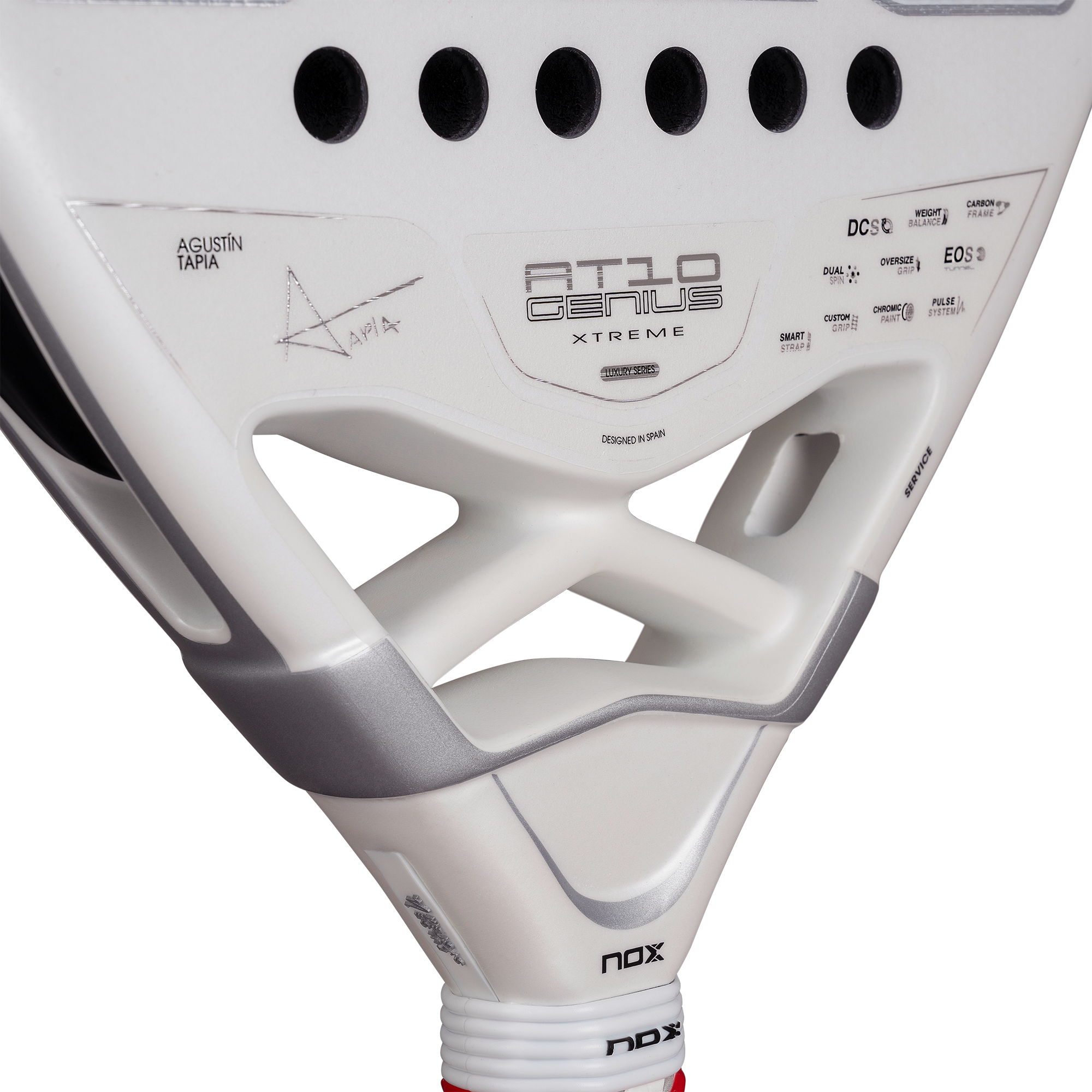 AT10 GENIUS ATTACK 12K ALUM XTREM padelio raketė Nox