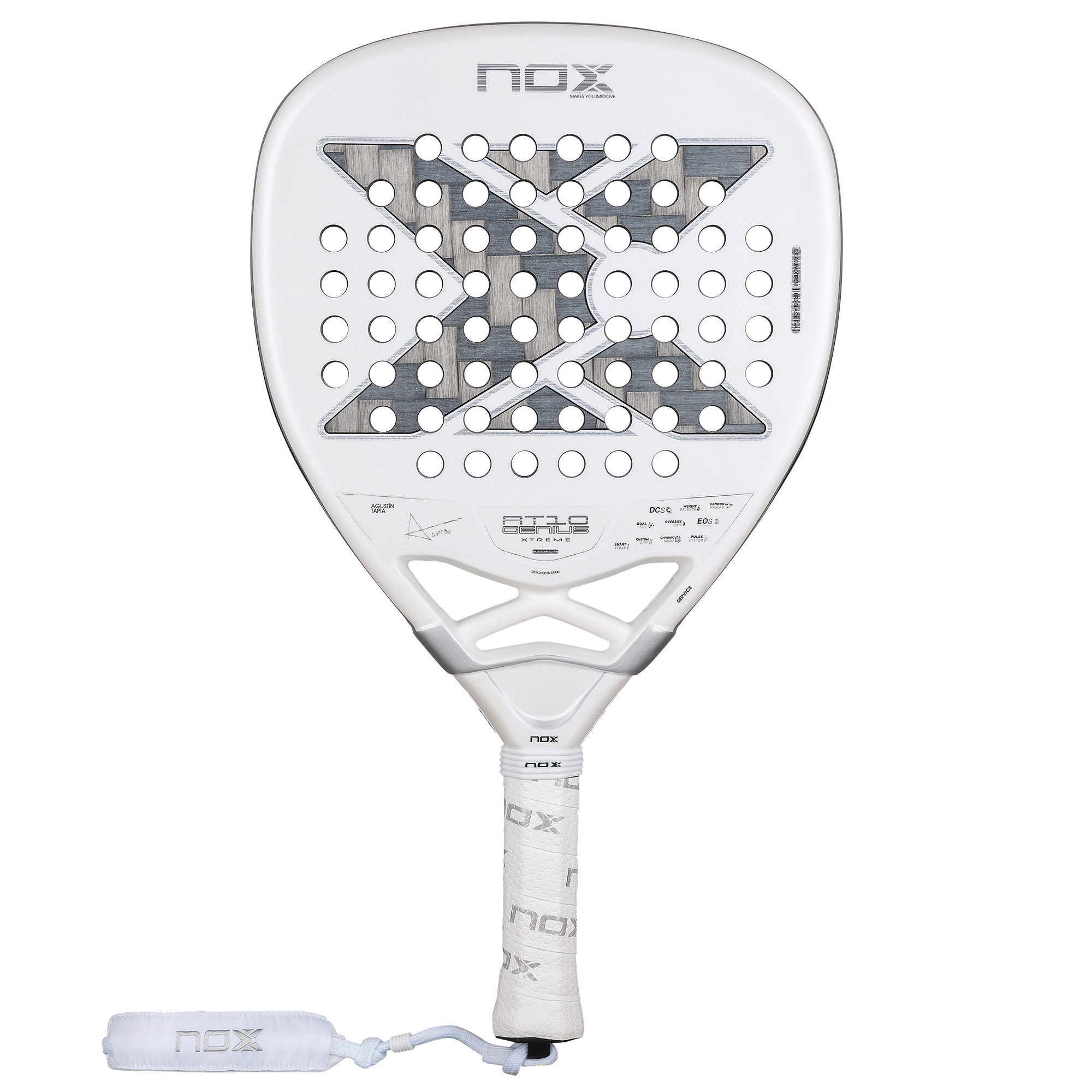 AT10 GENIUS ATTACK 12K ALUM XTREM padelio raketė Nox