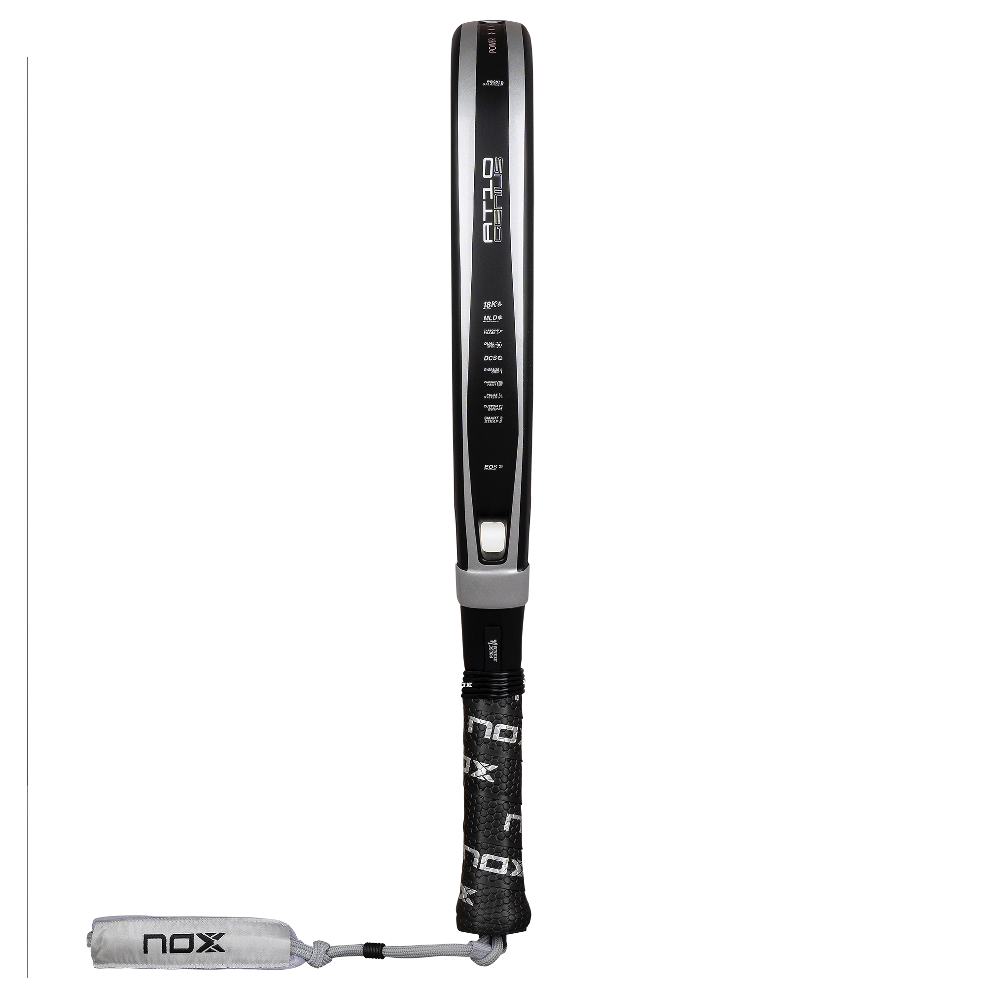 AT10 GENIUS ATTACK 18K ALUM padelio raketė Nox