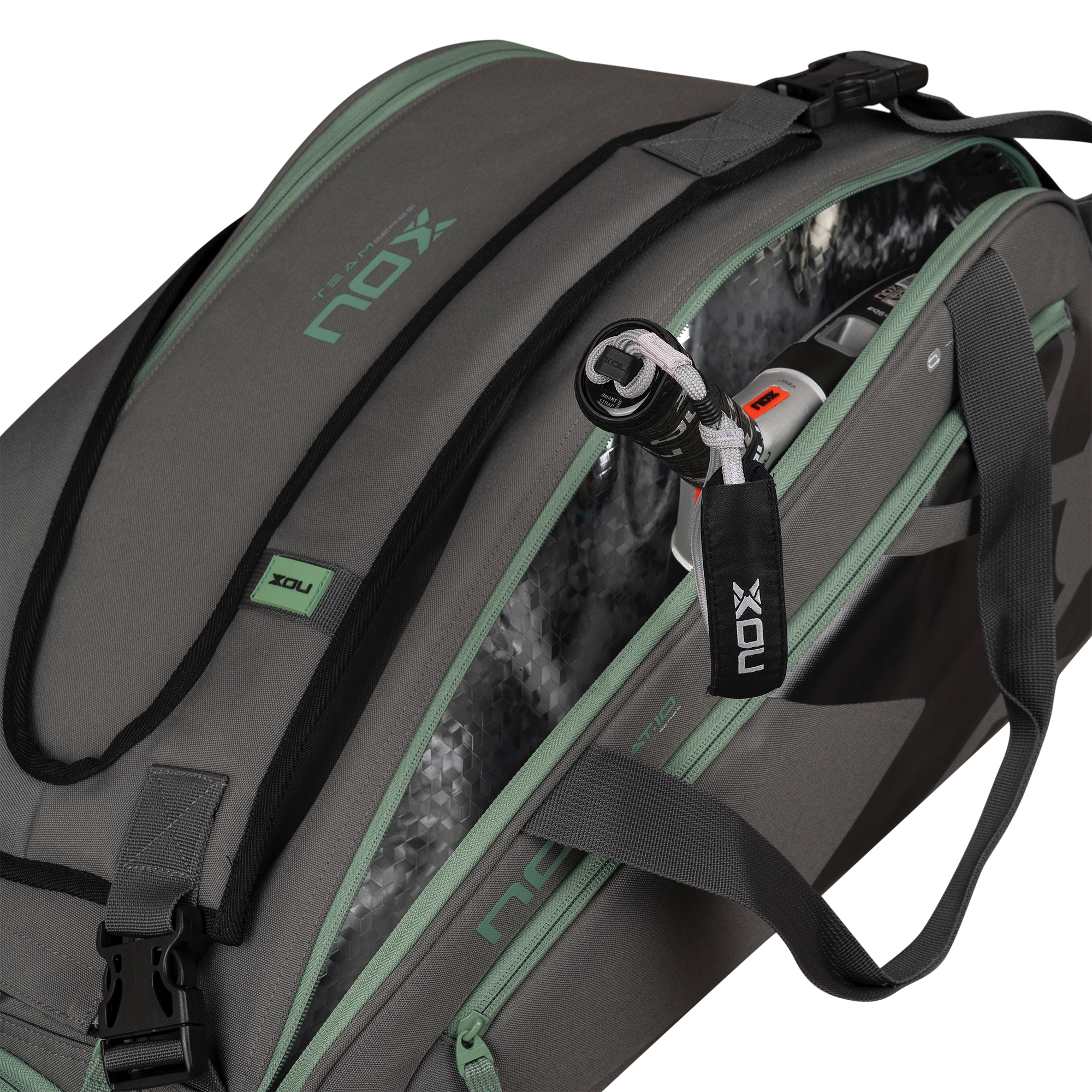 Padelio krepšys AT10 TEAM grey/green