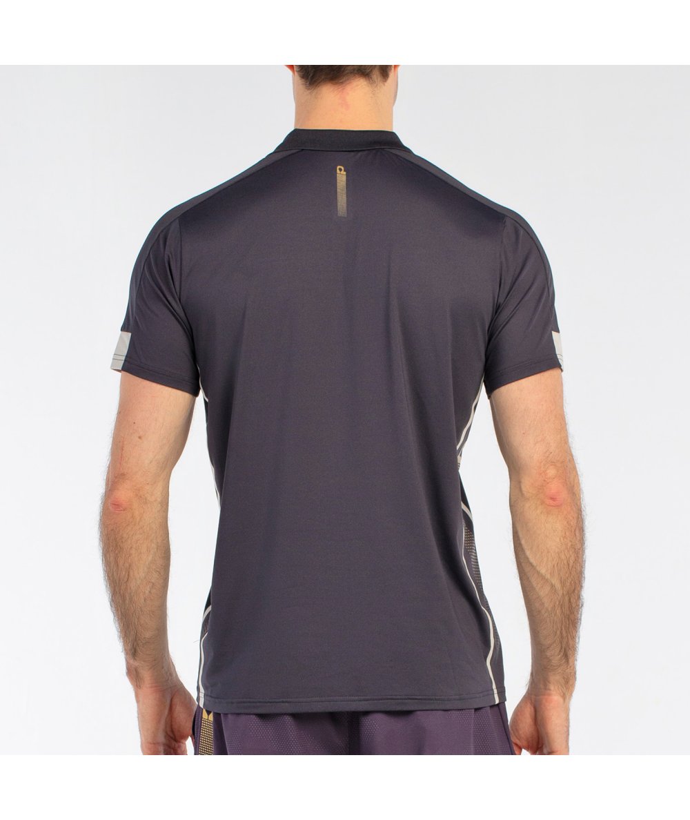 Bullpadel Bogue vyriški padelio polo marškinėliai (sp. juoda)
