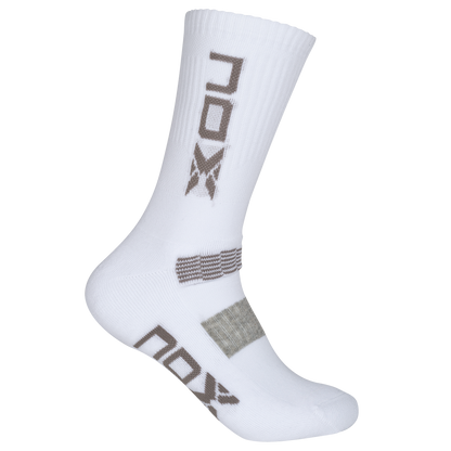 Padel socks NOX White Mid(39-45)